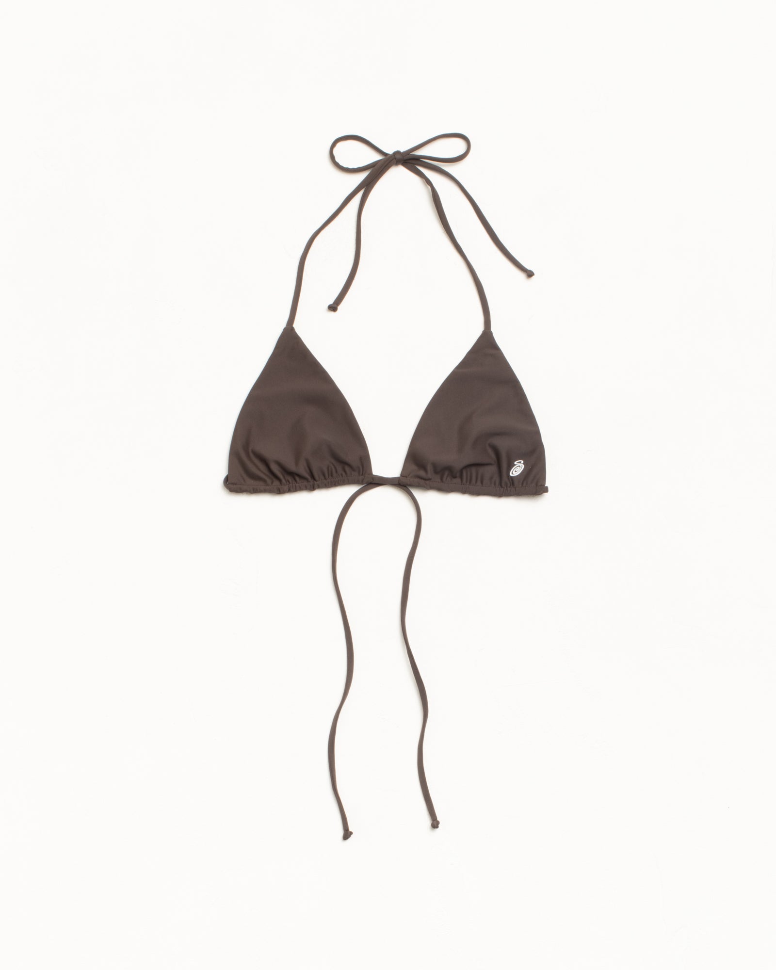 Triangle Bikini Top Womens Regular In Brown