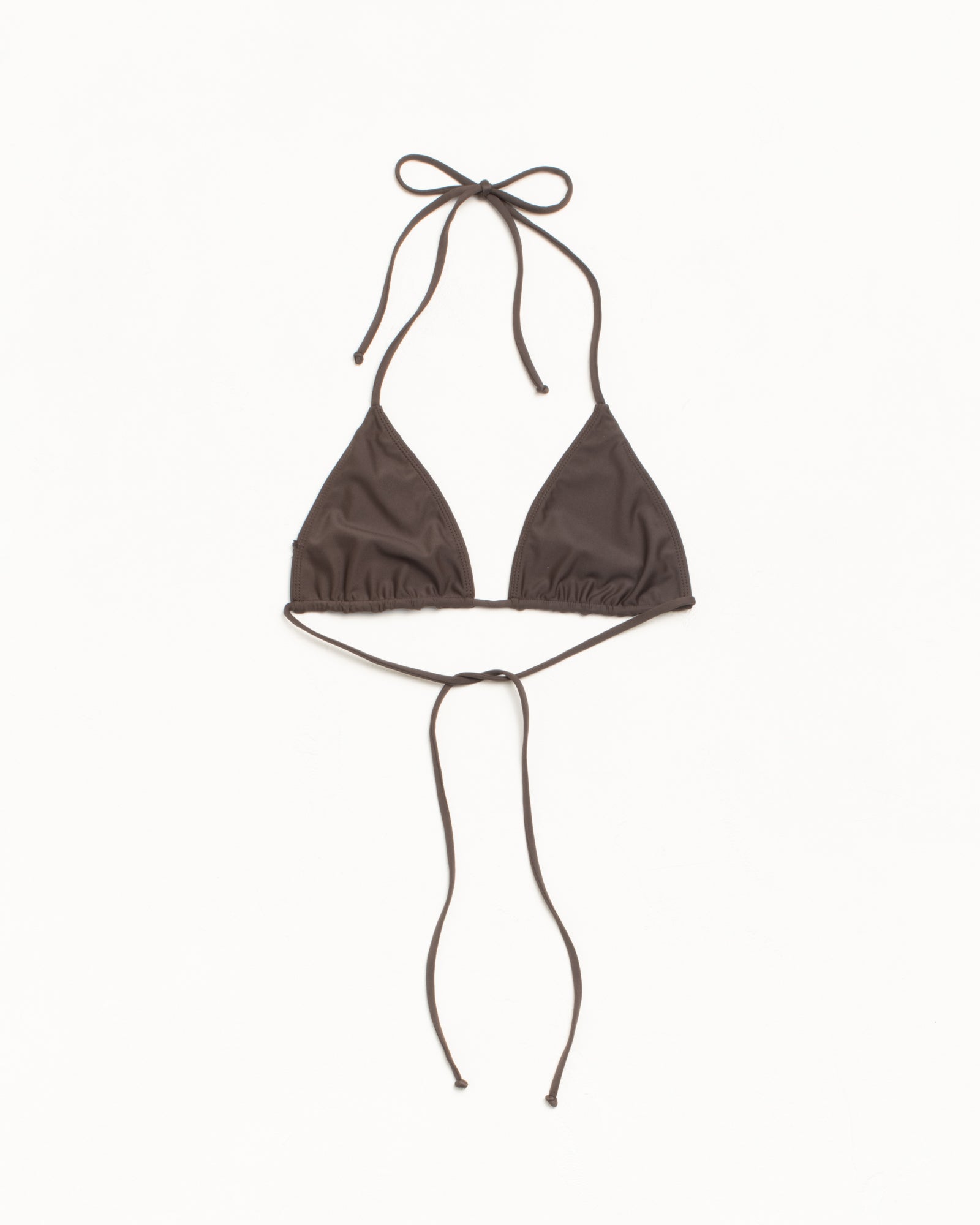 Triangle Bikini Top Womens Regular In Brown