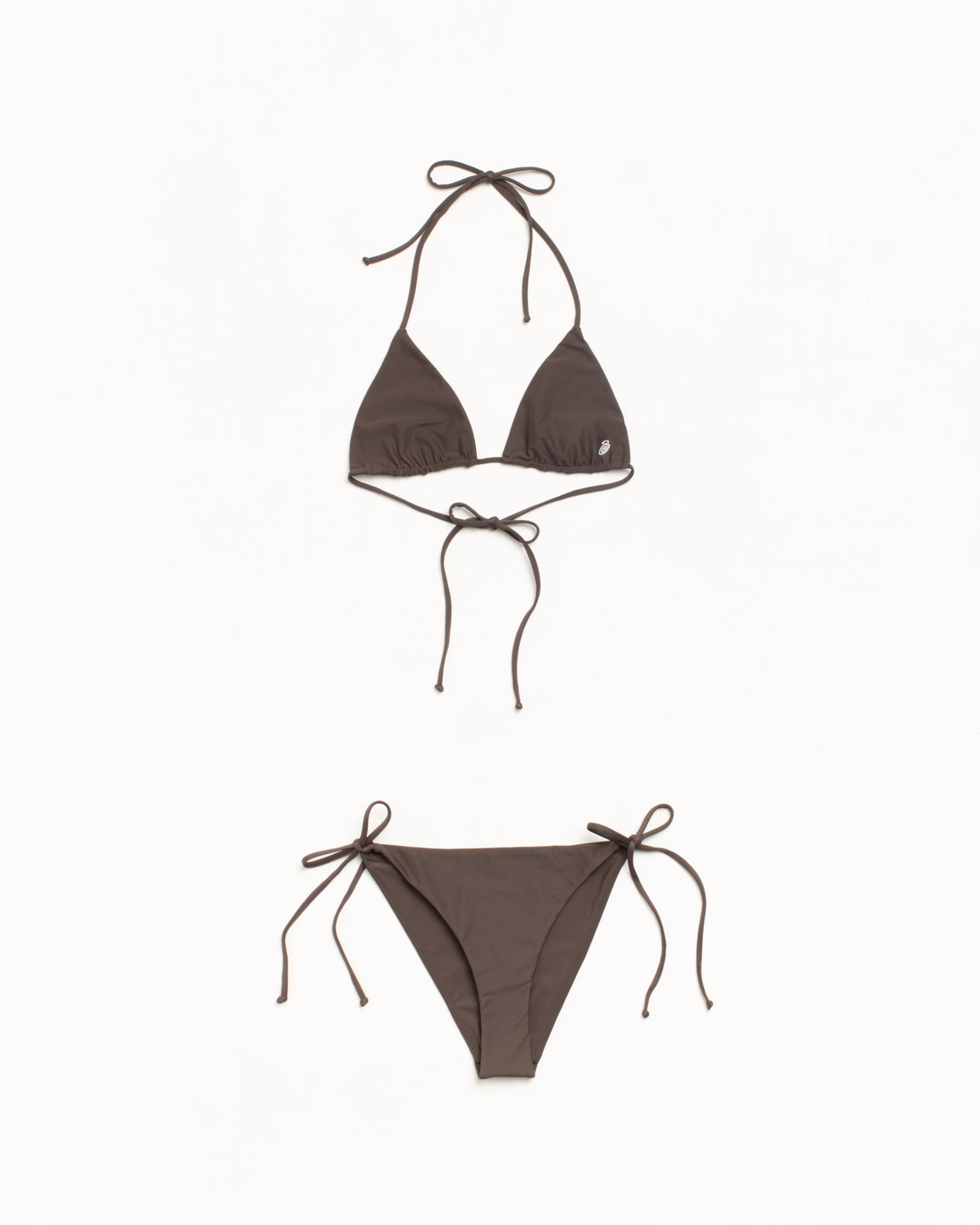 Triangle Bikini Top Womens Regular In Brown