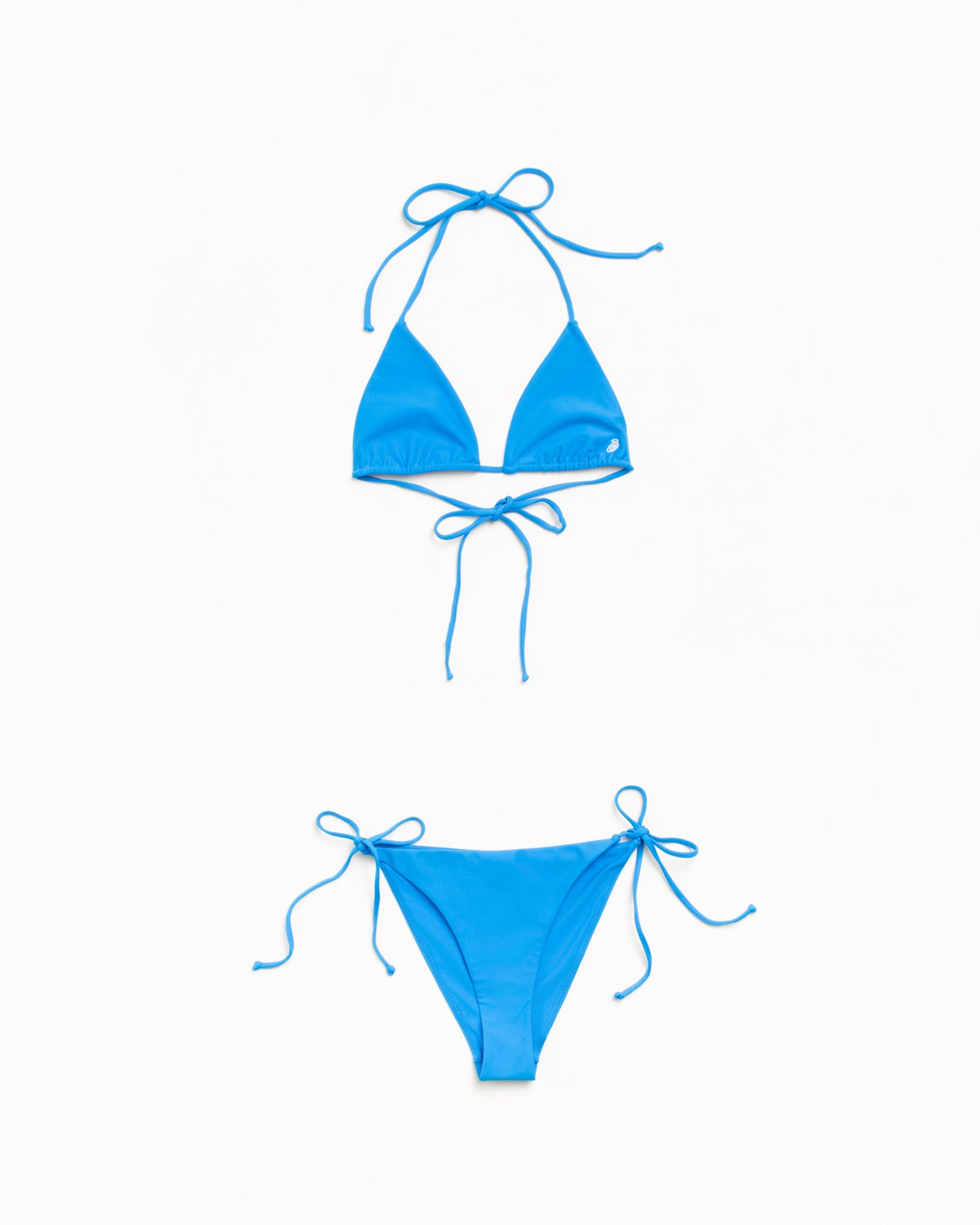 Triangle Bikini Top Womens Swim in the color Turquoise