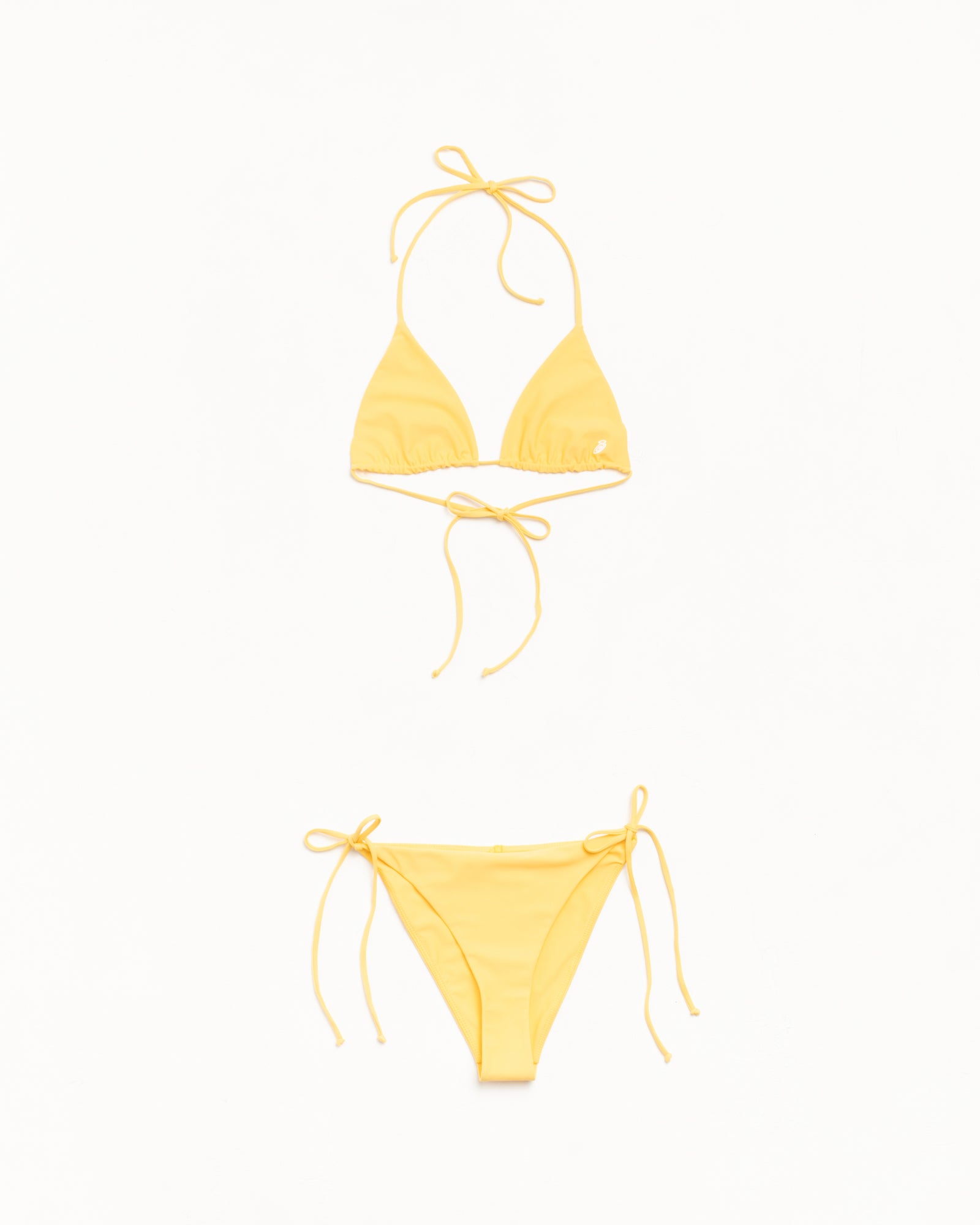 Side Tie Bikini Bottom in the colour Orange