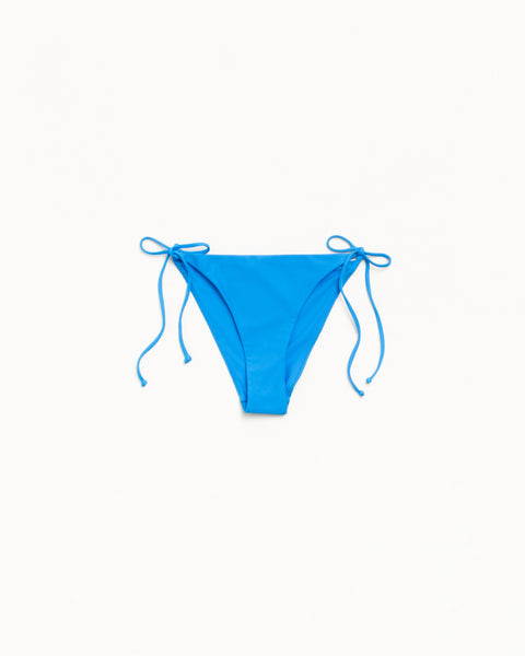 Side Tie Bikini Bottom Womens in the colour Turquoise