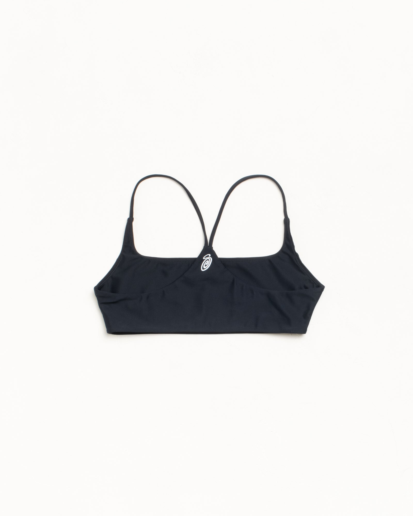 Stüssy Halter Bikini Top Womens in the colour Black