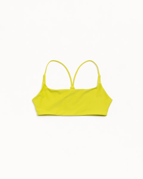 Halter Bikini Top Womens Regular in the colour Yellow