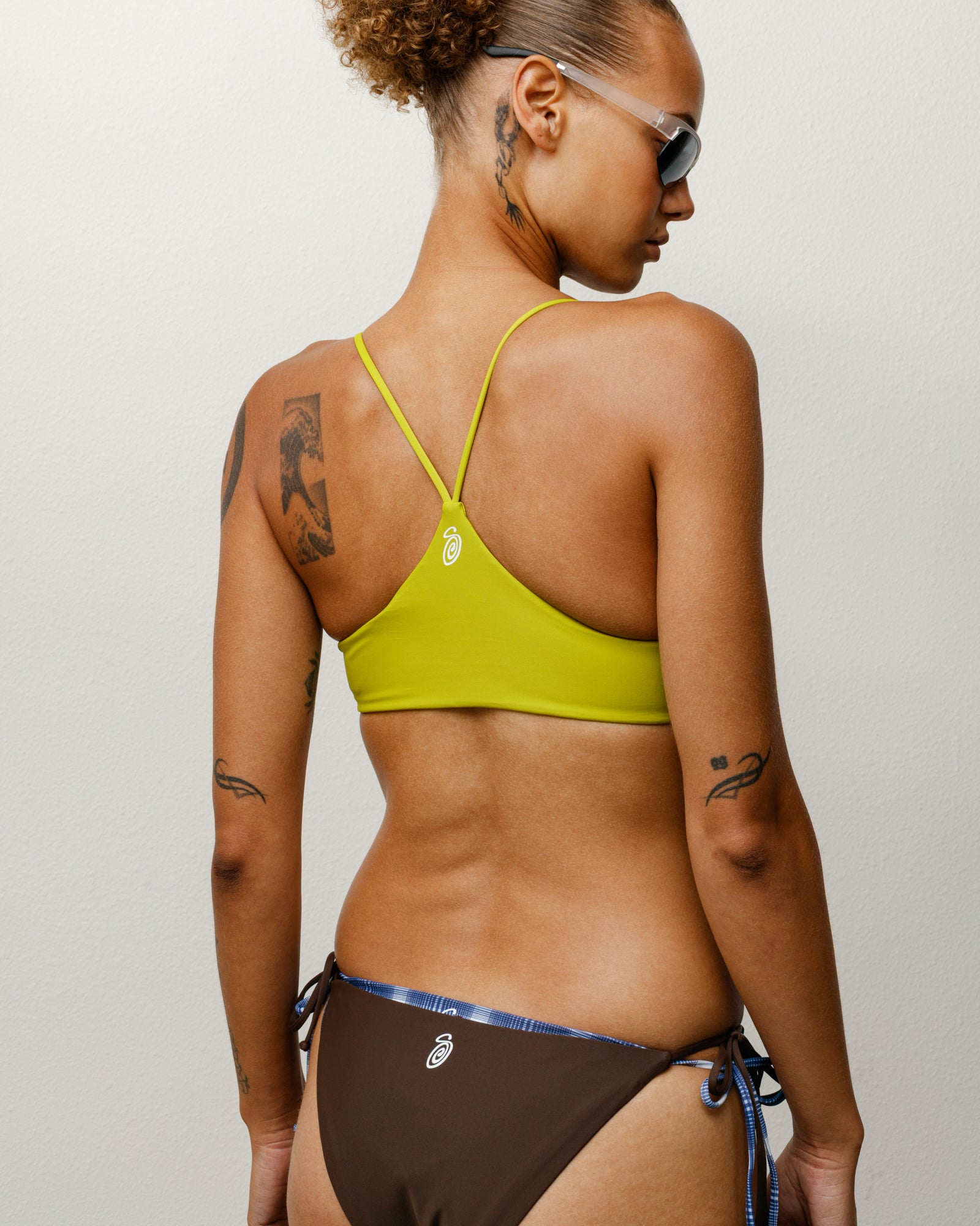 Halter Bikini Top Womens Regular In Yellow