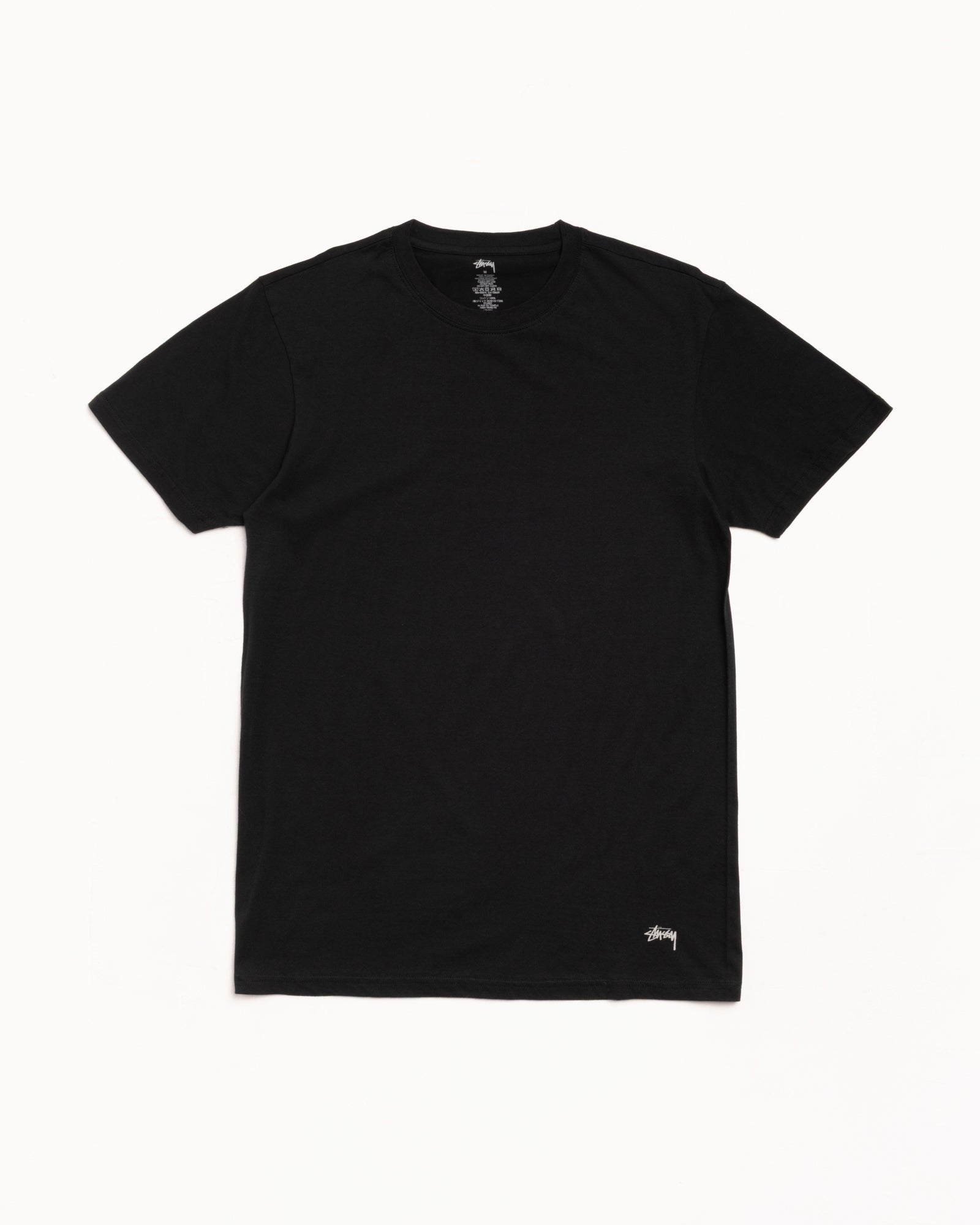 Stussy Undershirt- 3 Pack Accessories Short Sleeve In Black