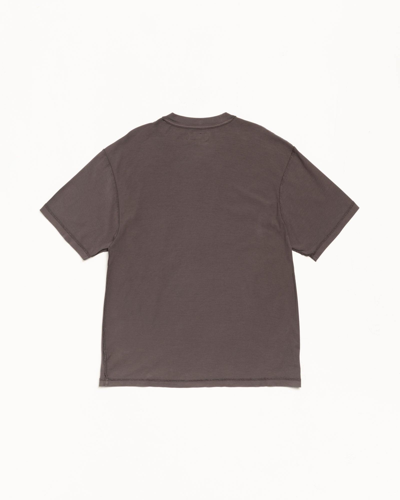 Lazy Tee Mens Short Sleeve in Faded Black