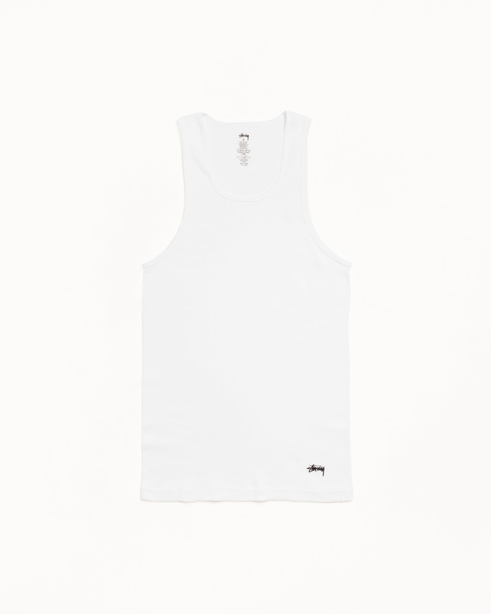 Stussy Tank Undershirt- 3 Pack Accessories Short Sleeve In White