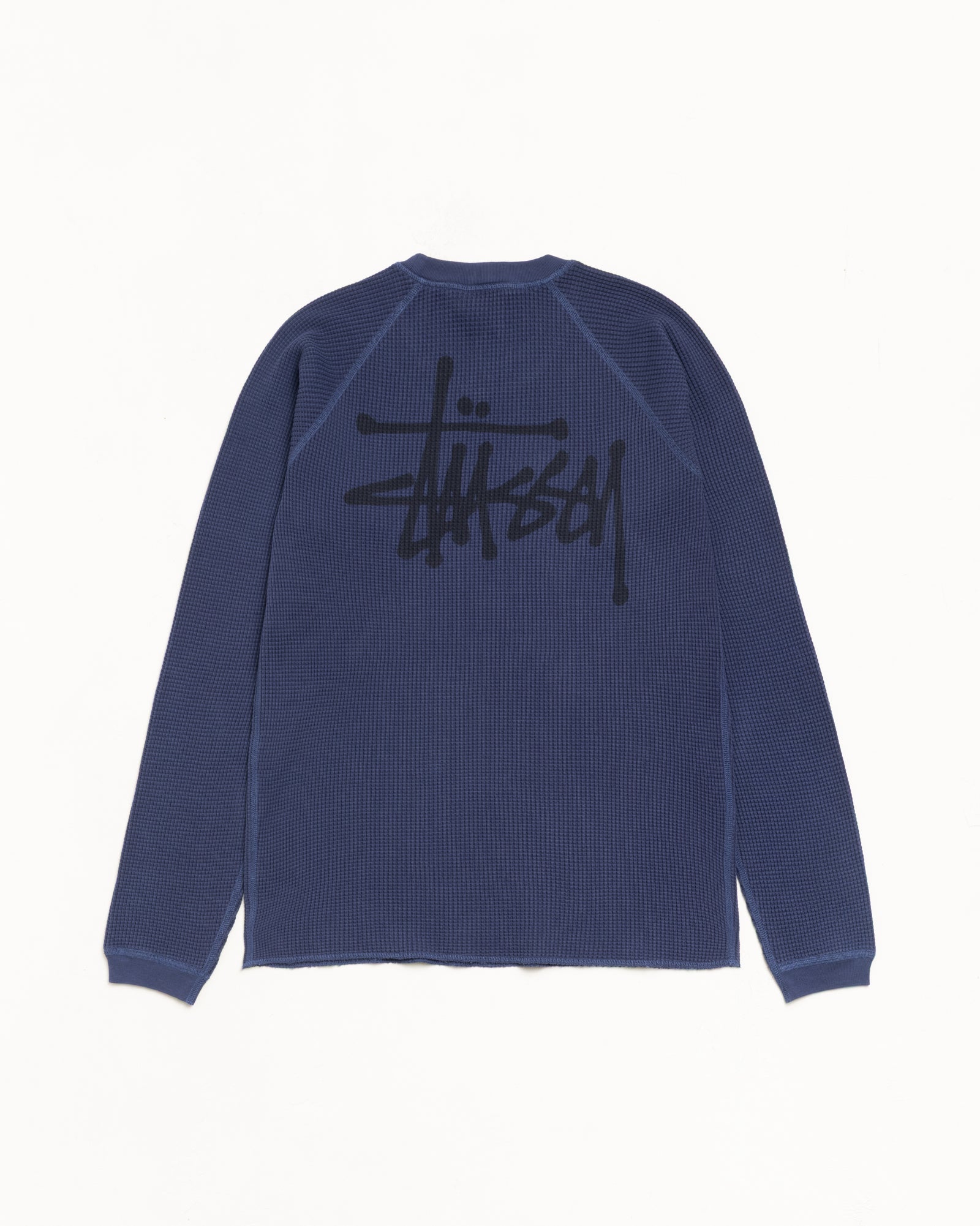 Basic Stüssy Thermal - Navy | Tops & Knits | Stüssy UK