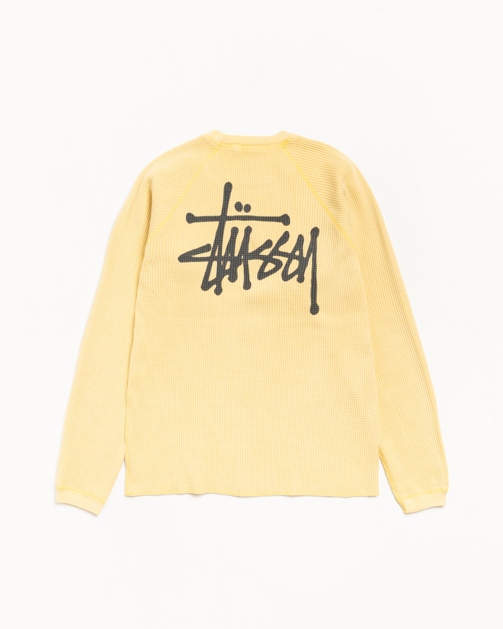 Stussy Basic Stussy Thermal Mサイズ Basic Stüssy Thermal – Pale Yellow | Tops & Knits | Stüssy UK