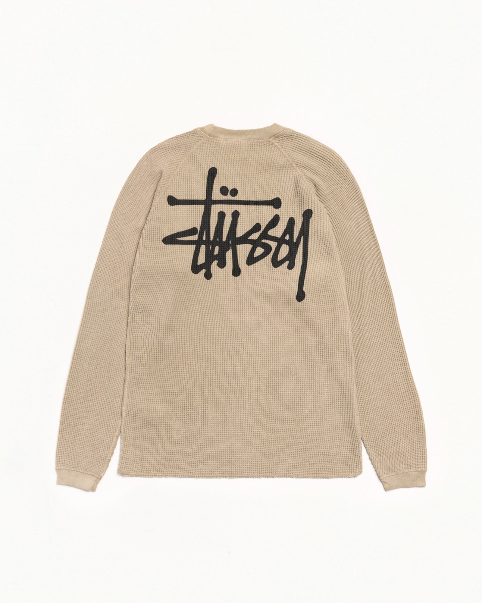 Basic Stüssy Thermal – Sand | Tops | Stüssy UK