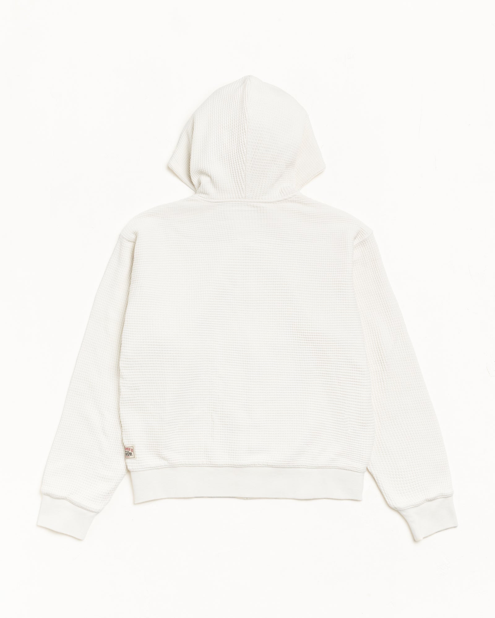 Double Layer Waffle Zip Hoodie – Off White | Tops | Stüssy UK