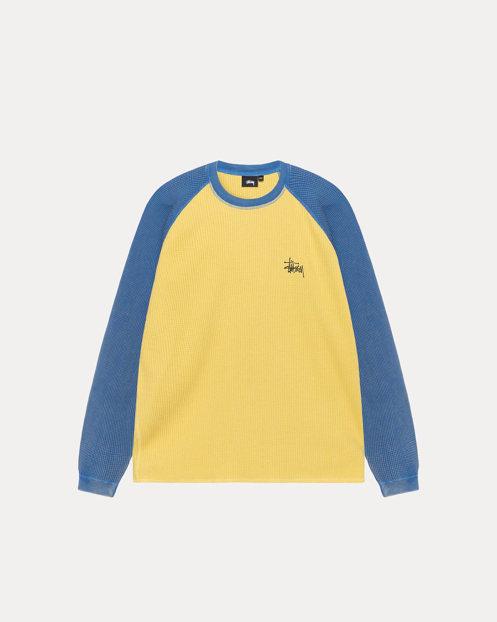 トップス 25SS Basic Stussy Thermal 2 Tone Basic Stüssy Thermal 2 Tone – Yellow | Tops | Stüssy UK