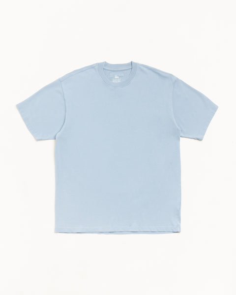 Dyed Ss Tee Mens Short Sleeve In Dust Blue