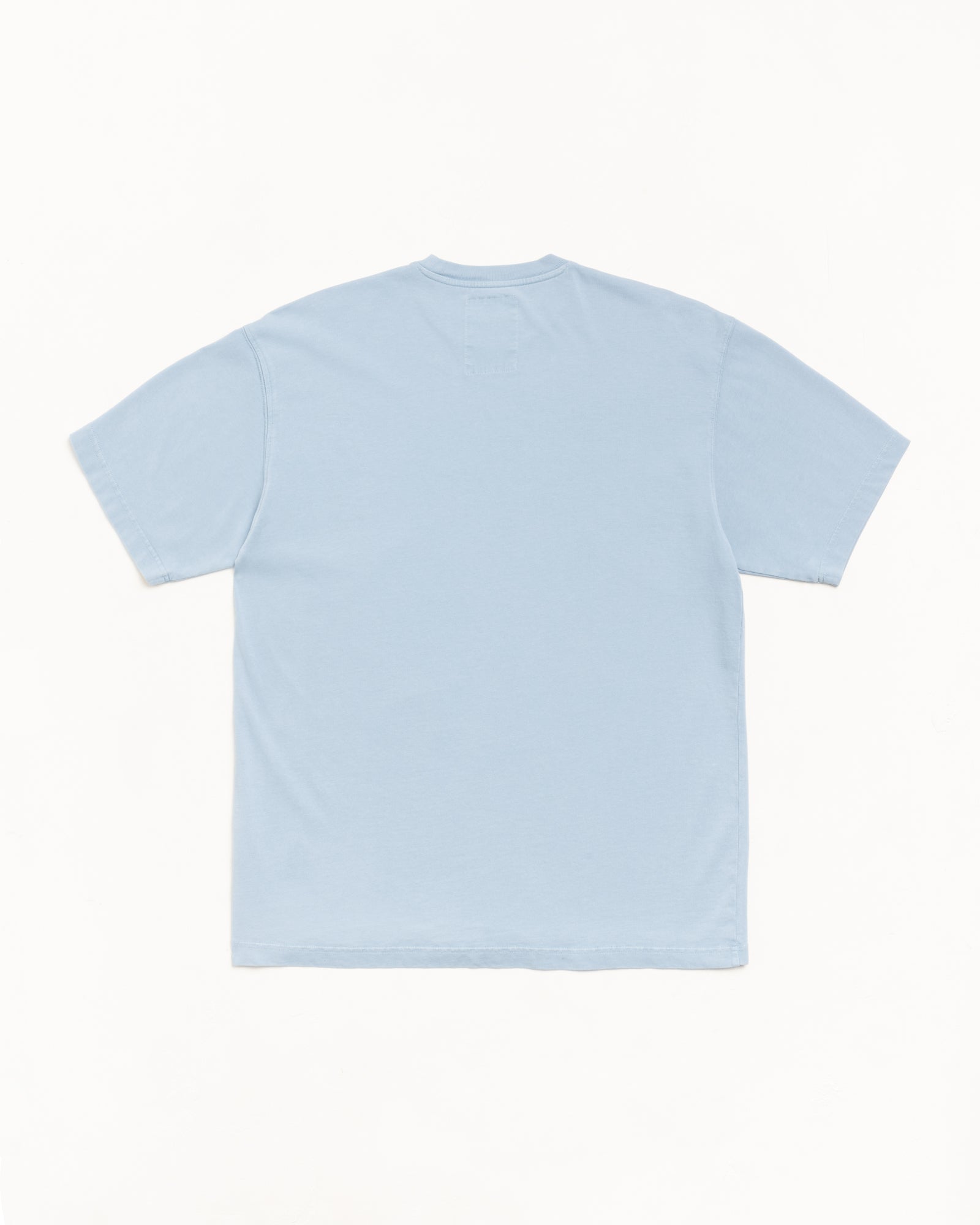 Dyed Ss Tee Mens Short Sleeve In Dust Blue