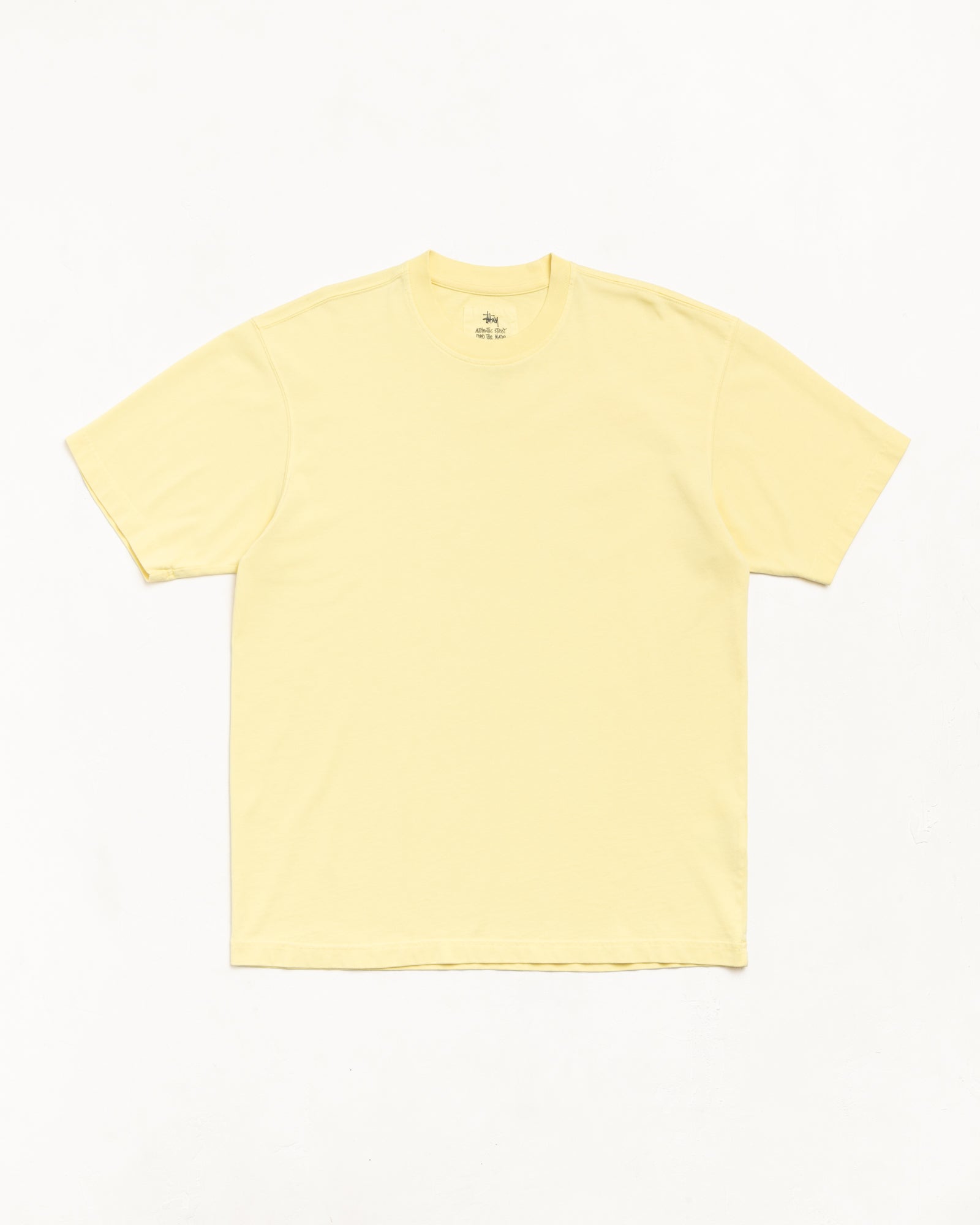 Garment Dyed SS Tee – Faded Yellow | Tops & Shirts | Stüssy UK