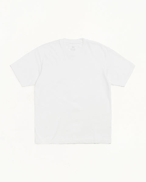 Dyed Ss Tee Mens Short Sleeve In White