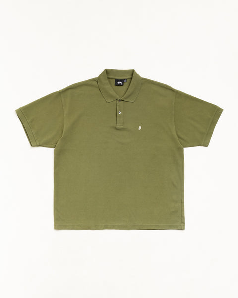Classic Pique Polo Unisex Short Sleeve In Green