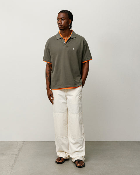 トップス STUSSY CLASSIC PIQUE POLO Stussy Classic Pique Polo (Green) – Bows and Arrows