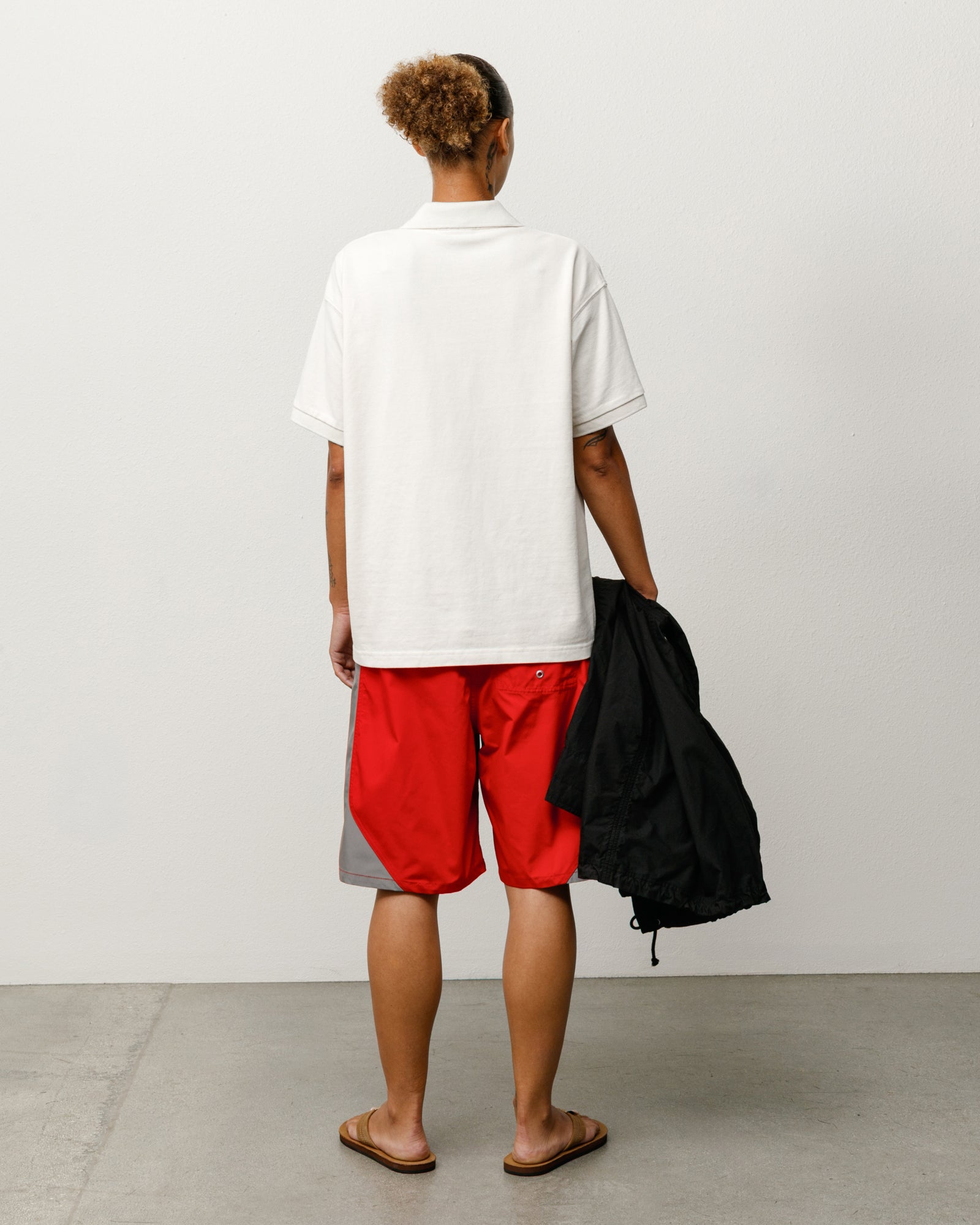 Classic Pique Polo Unisex Short Sleeve In Off White
