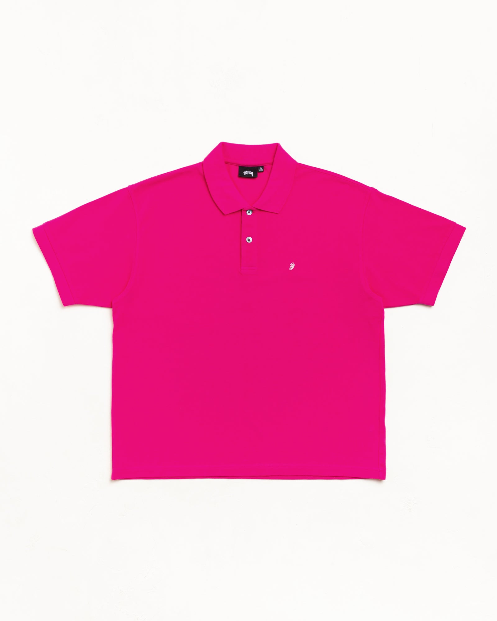 Classic Pique Polo Unisex Short Sleeve In Pink