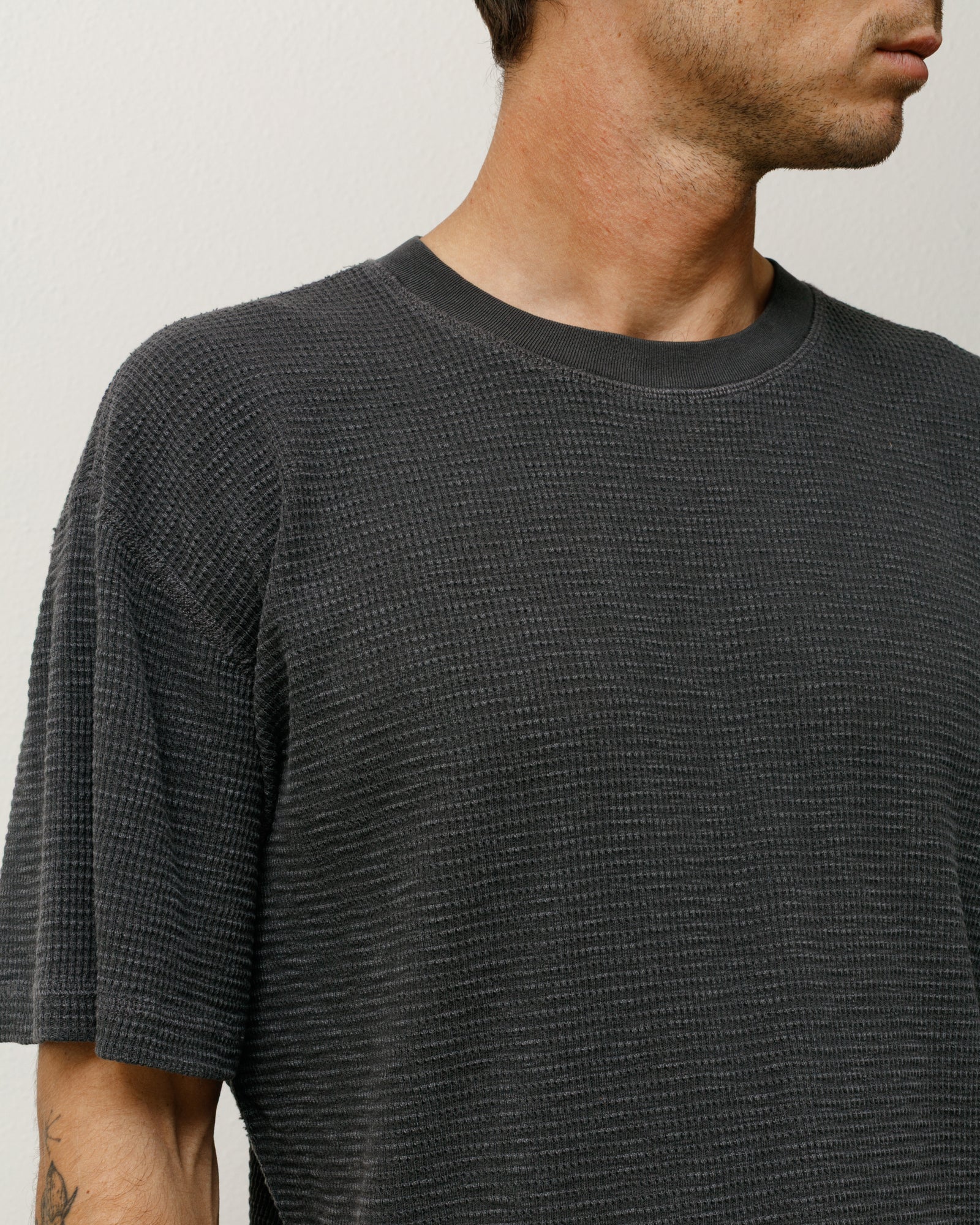 Pigment Dyed Ss Thermal – Faded Black | Tops & Knits | Stüssy UK