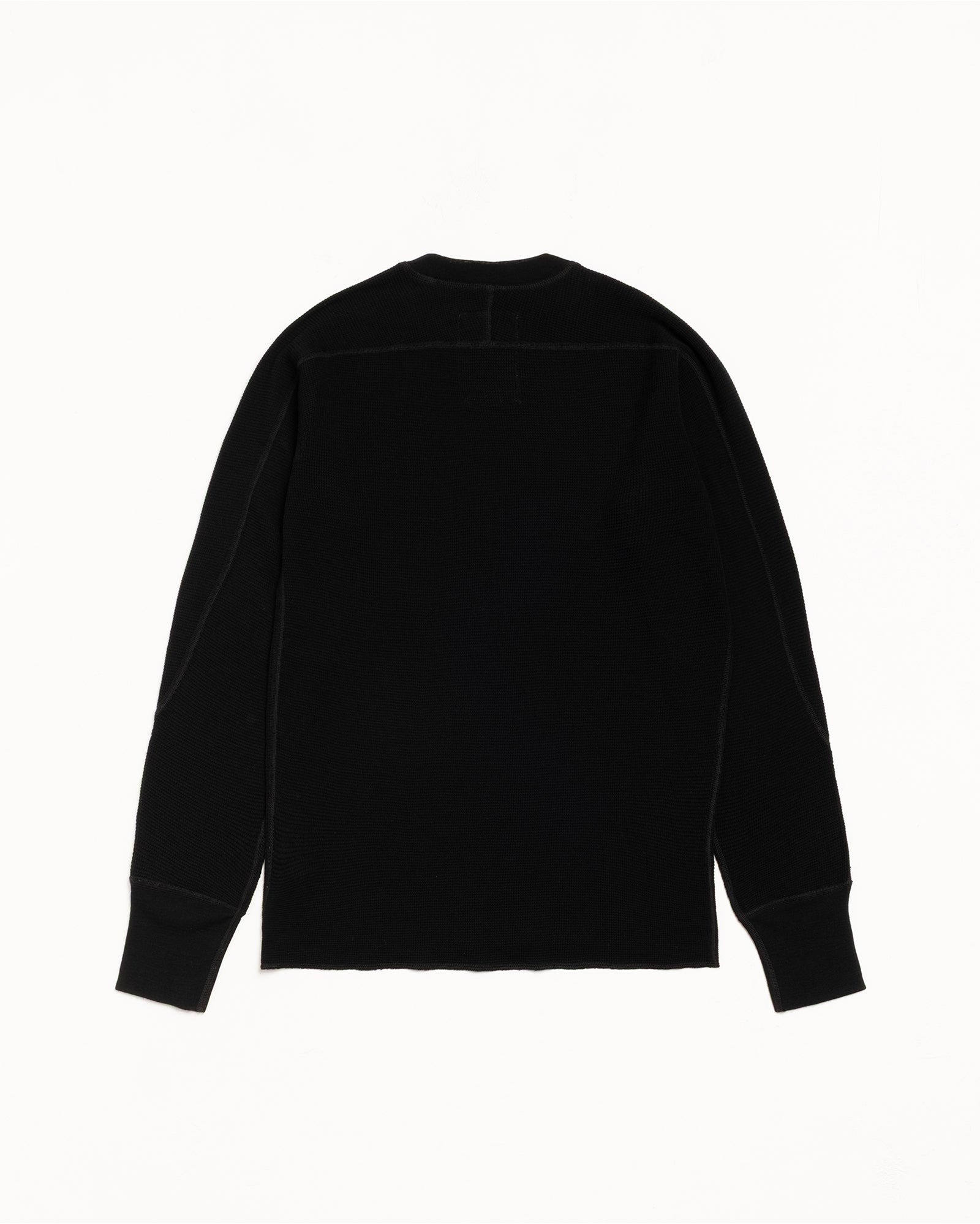 Wool Ls Thermal Mens Long Sleeve In Black