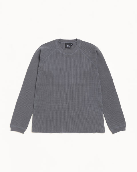 Extra Tough Raglan Thermal – Charcoal | Tops & Knits | Stüssy UK