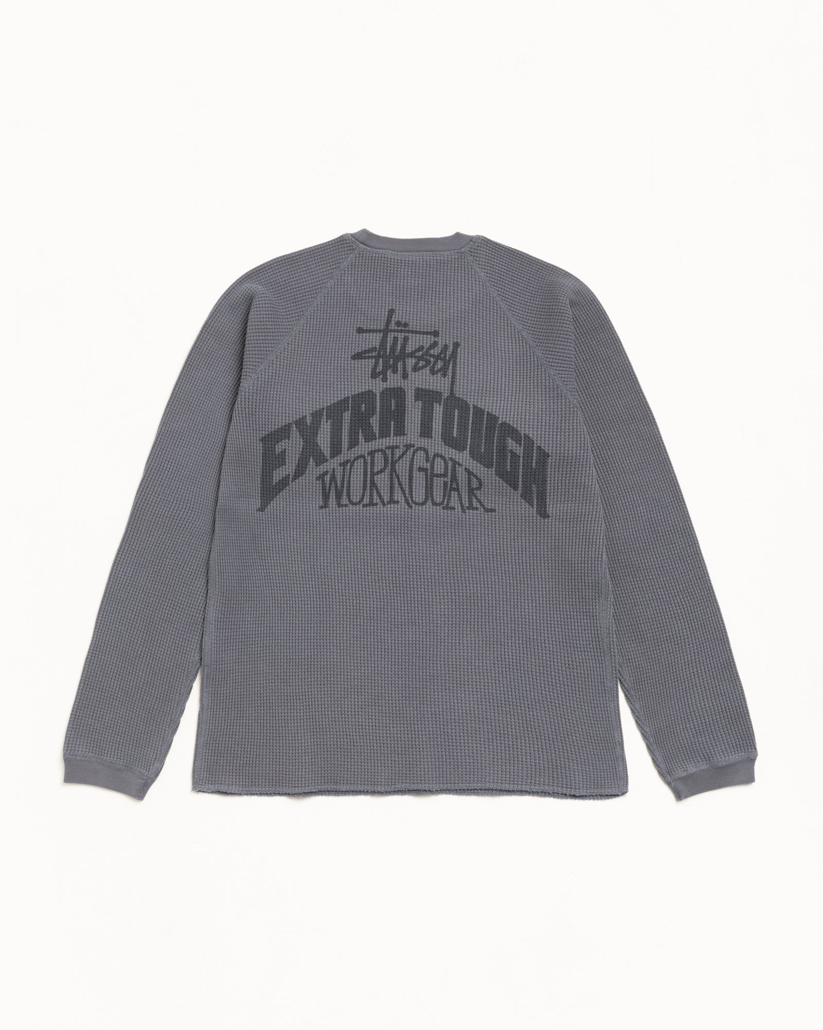 Extra Tough Raglan Thermal – Charcoal | Tops & Knits | Stüssy UK