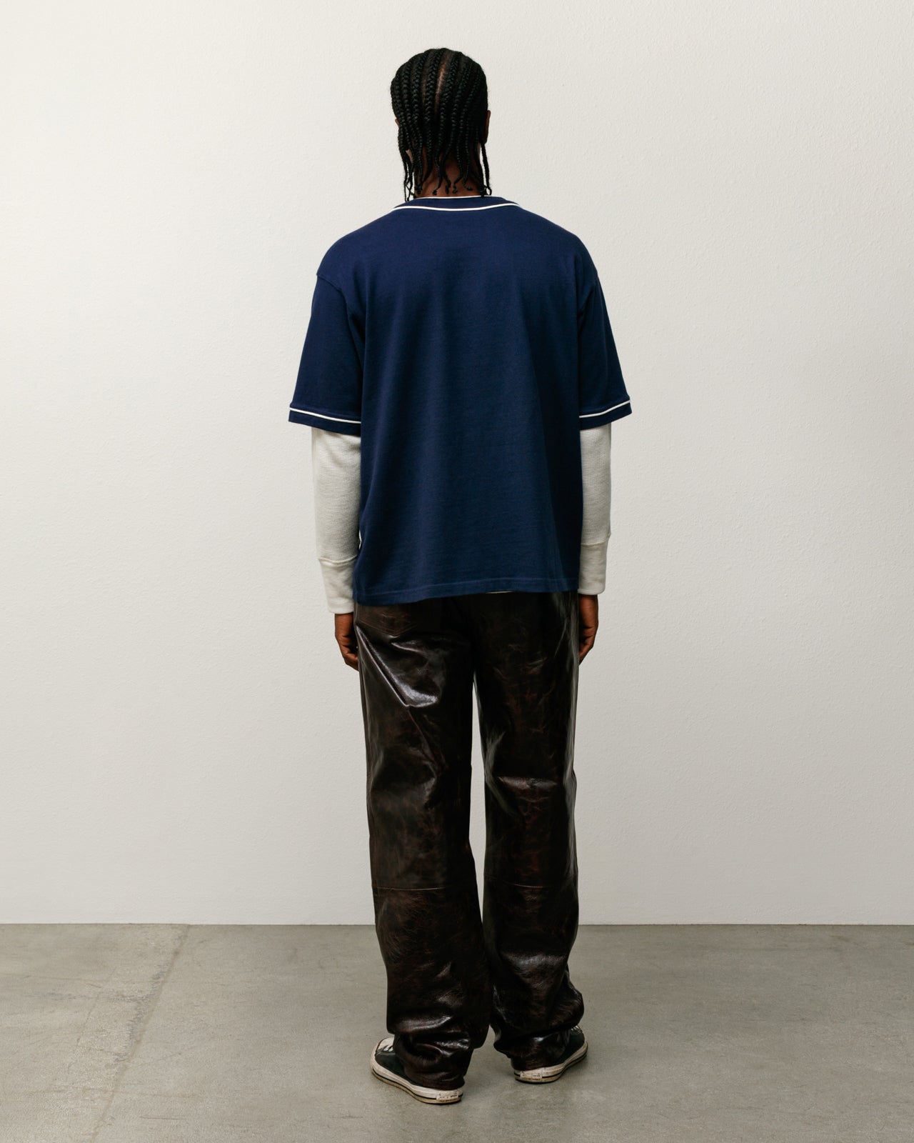 Arch Baseball Jersey – Navy | Tops & Shirts | Stüssy UK