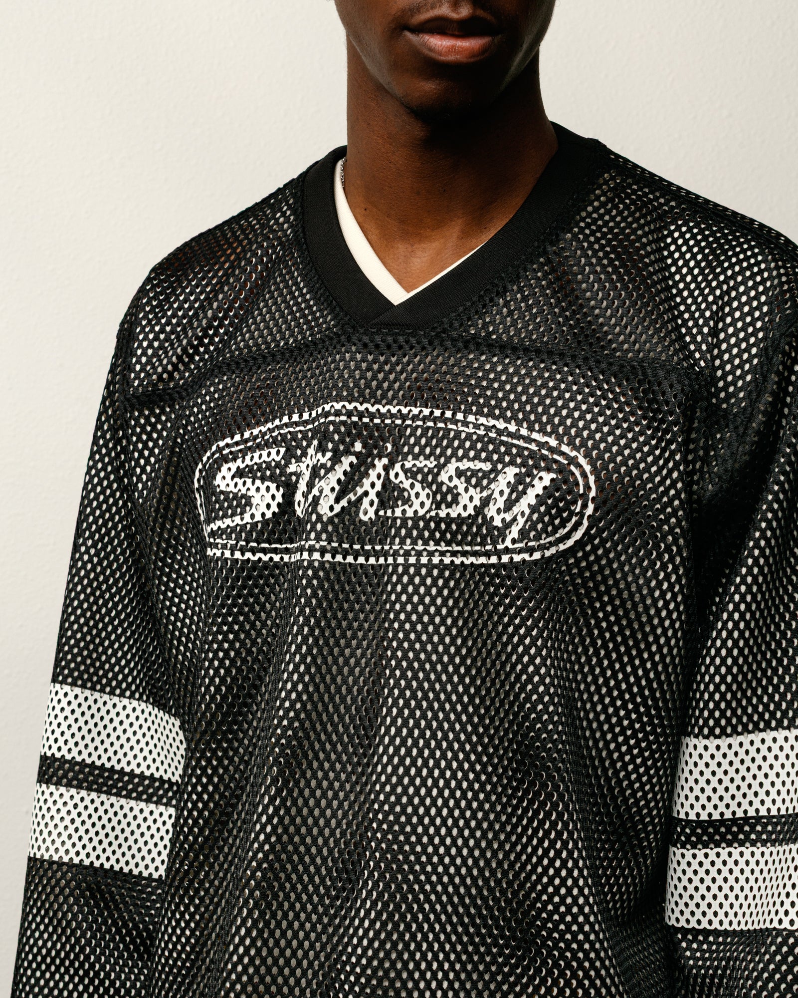 Trucker Team Jersey – Black | Tops & Shirts | Stüssy UK