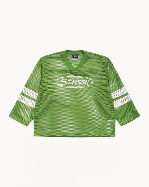Trucker Team Jersey Mens Short Sleeve In Green