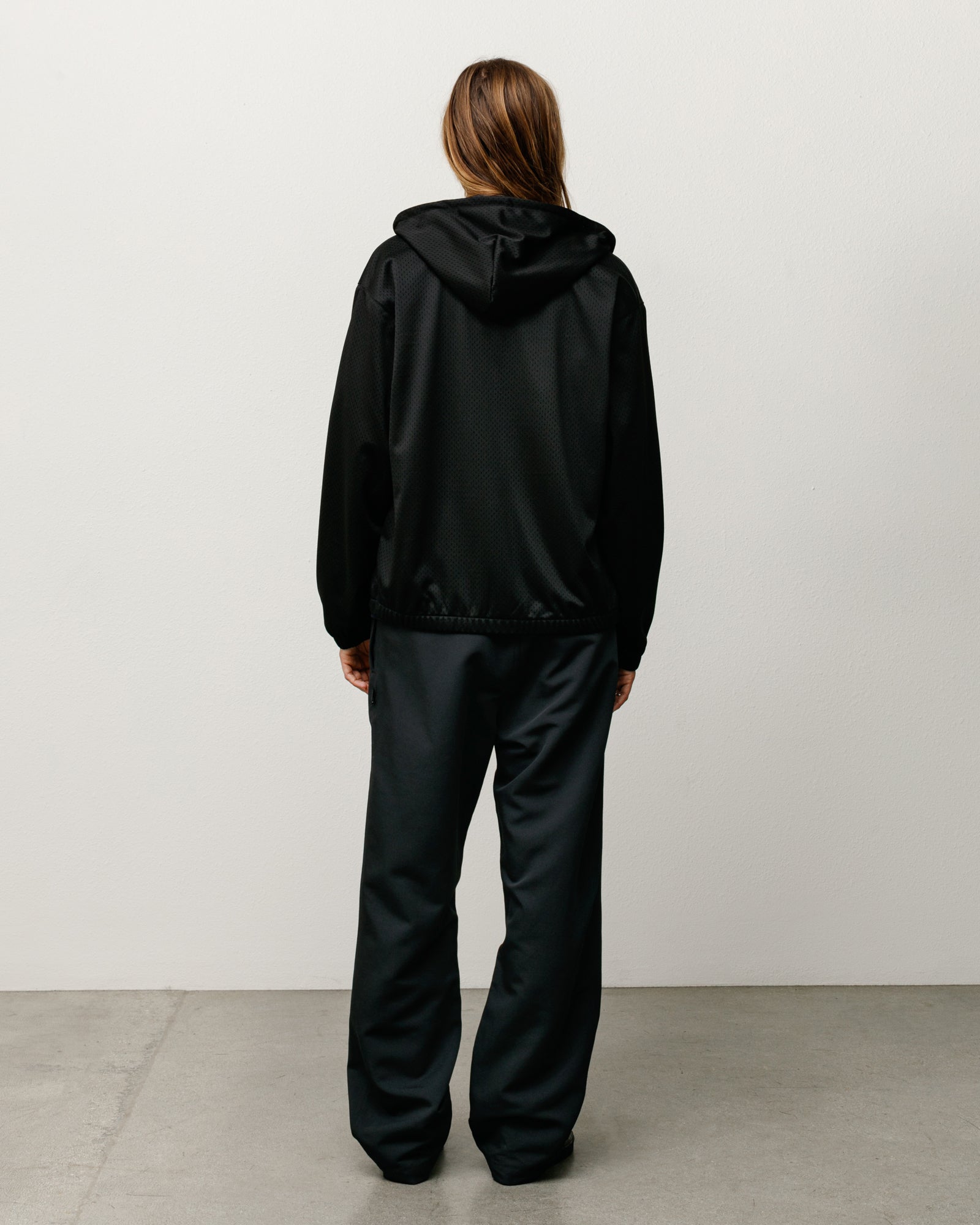 Athletic Mesh Zip Hoodie – Black | Tops & Knits | Stüssy UK