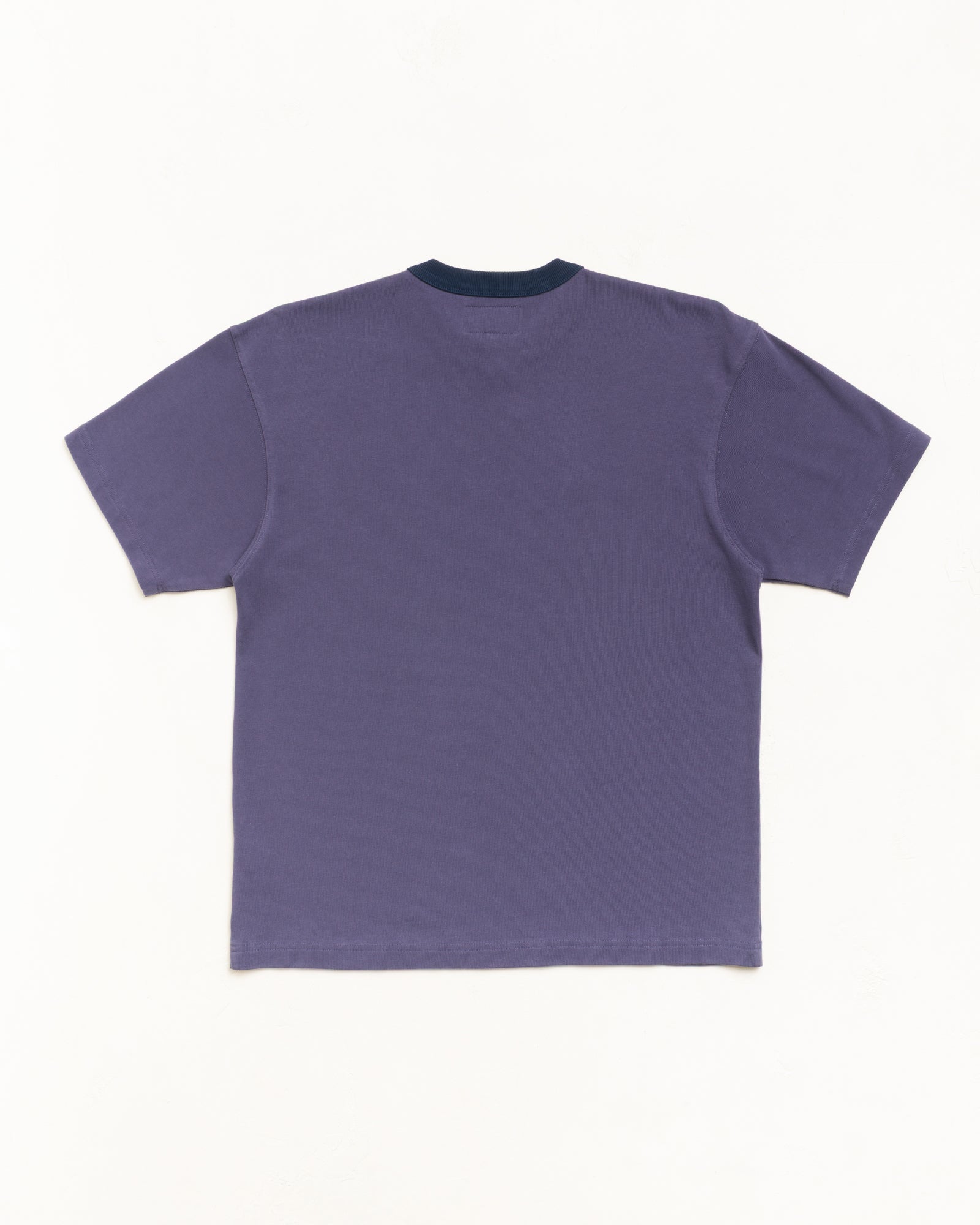 Ss Ringer Tee Unisex Short Sleeve In Blueberry