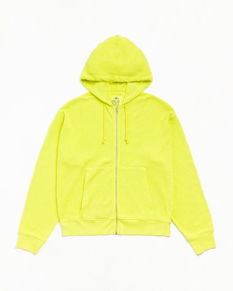 Light Weight Thermal Hood Unisex Long Sleeve In Lime