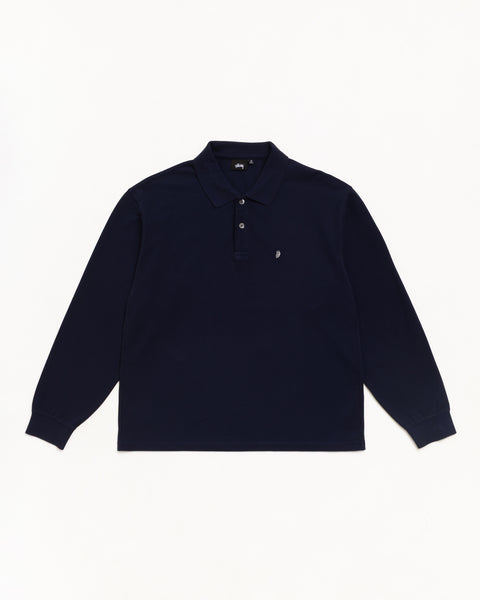 Ls Classic Pique Polo Unisex Short Sleeve In Navy