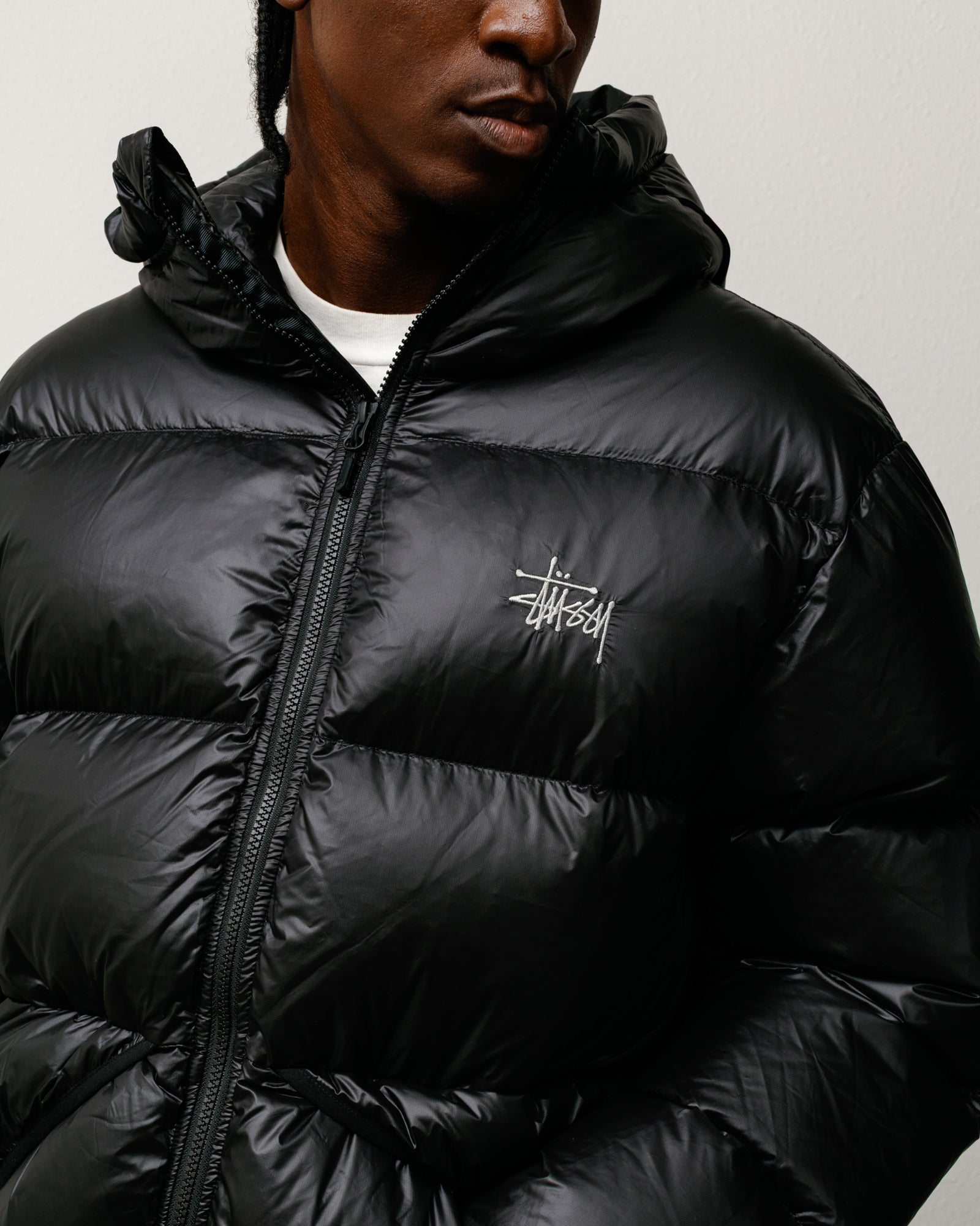 Micro Ripstop Down Parka – Jet Black | Outerwear | Stüssy UK