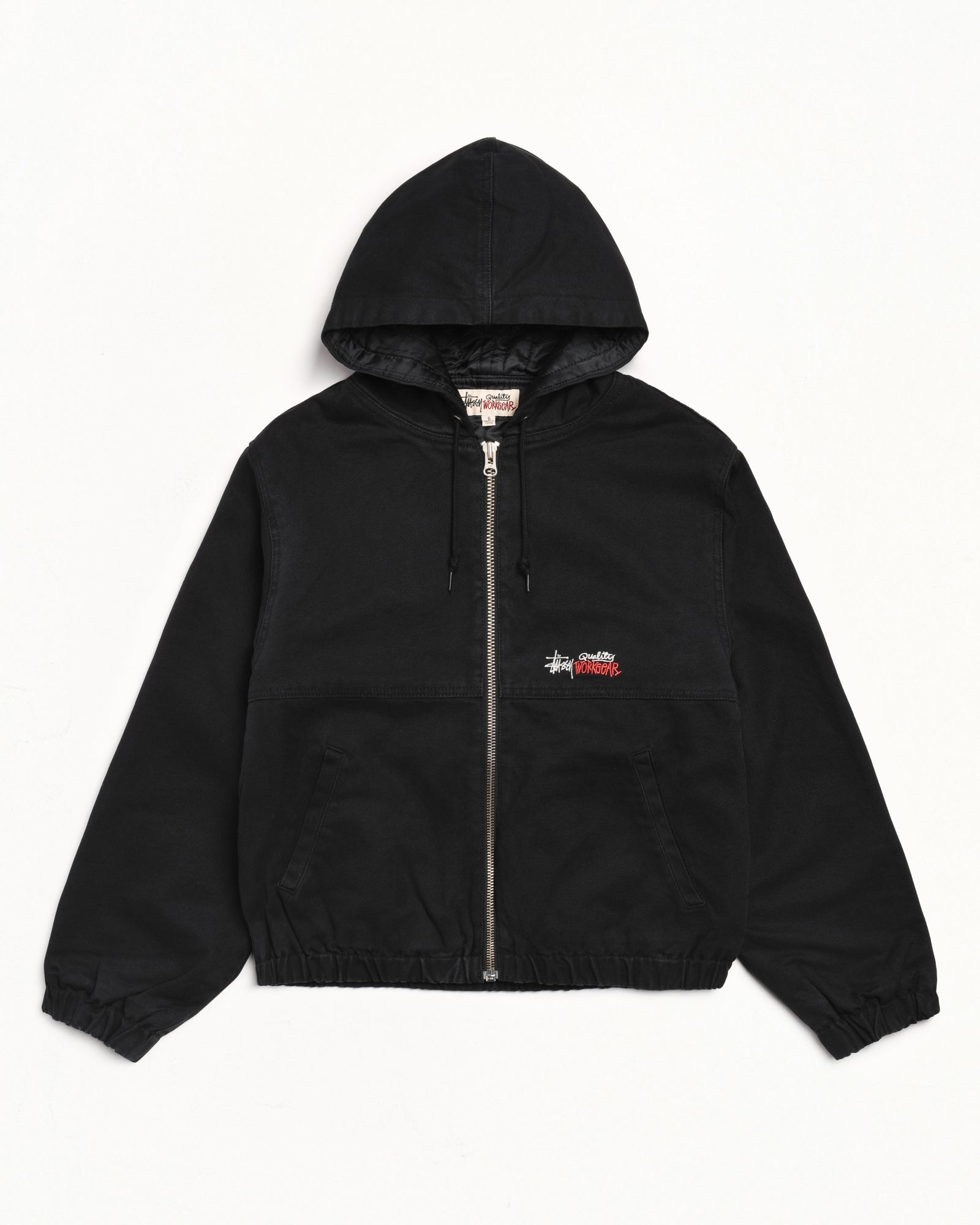 Stussy ワーク ジャケット Insulated Work Jacket Canvas – Black | Outerwear | Stüssy UK
