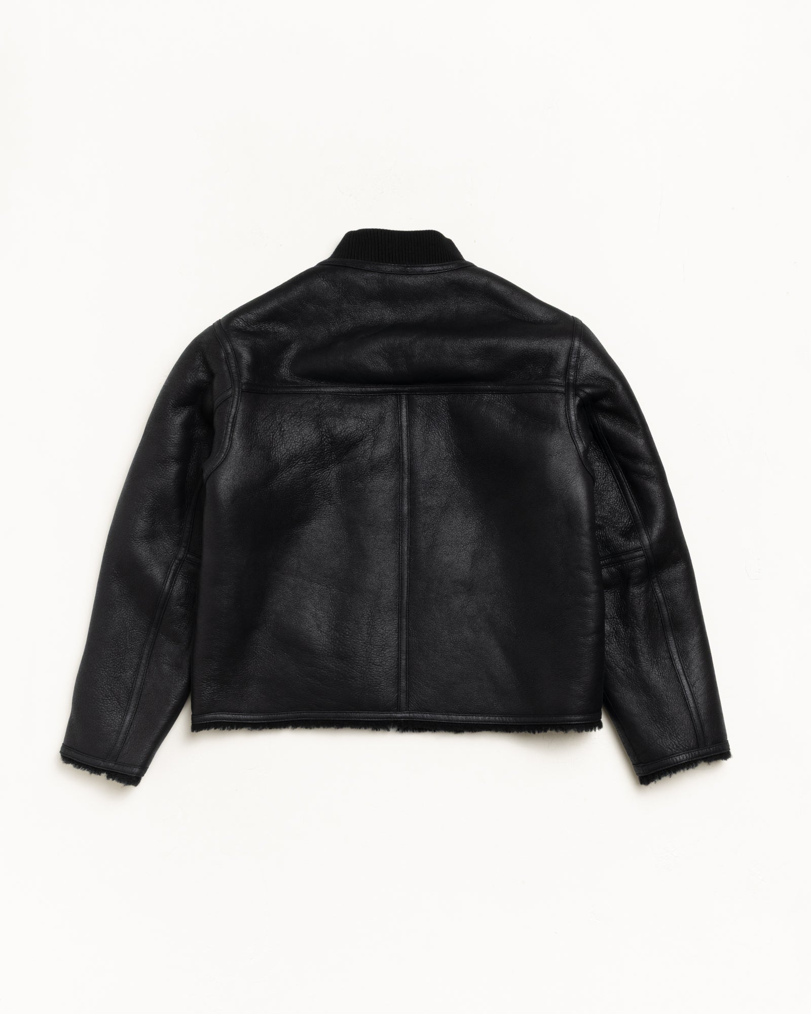SHEARLING REVERSIBLE BOMBER