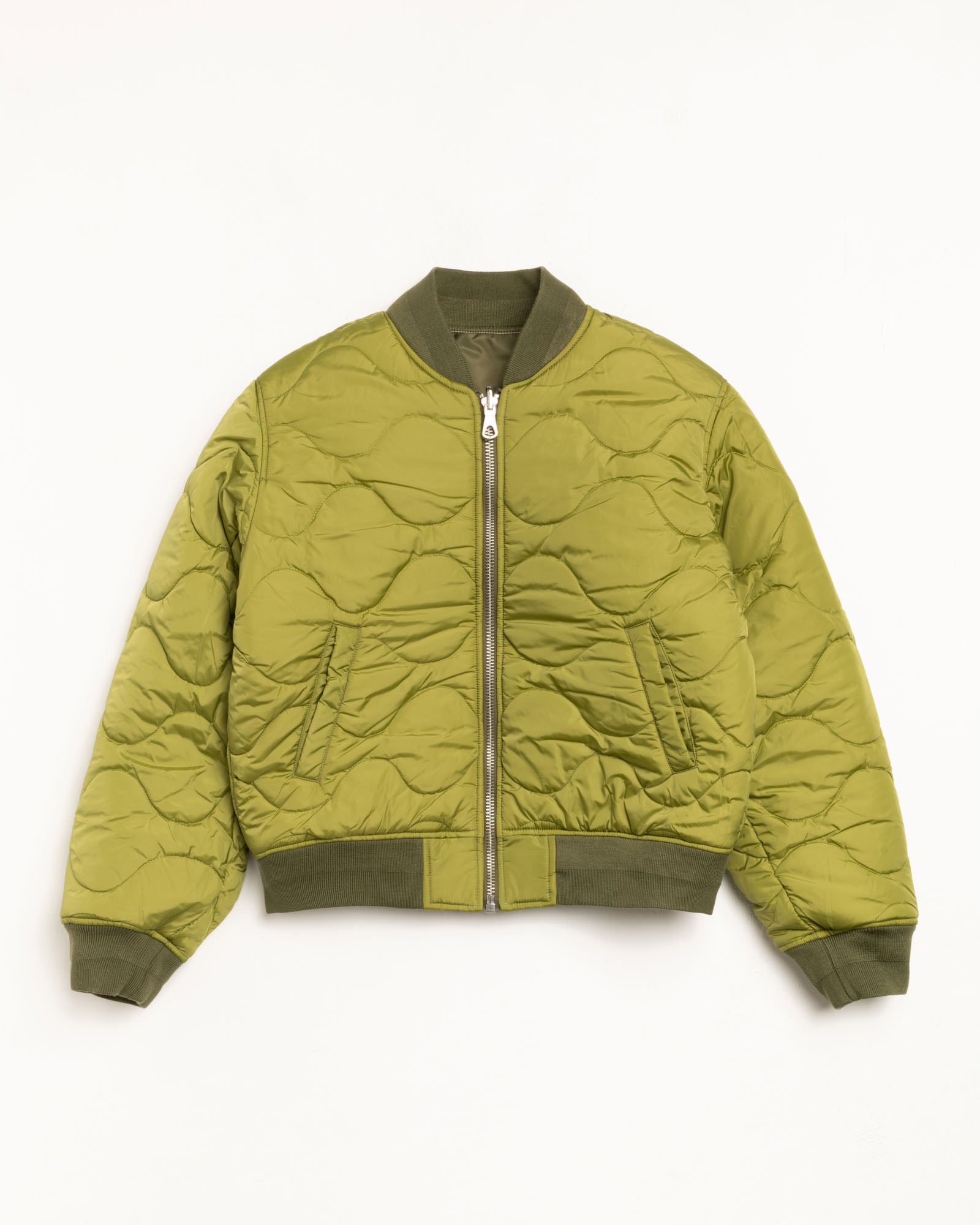 Built Reversible Bomber Jacket – Olive | Outerwear | Stüssy UK