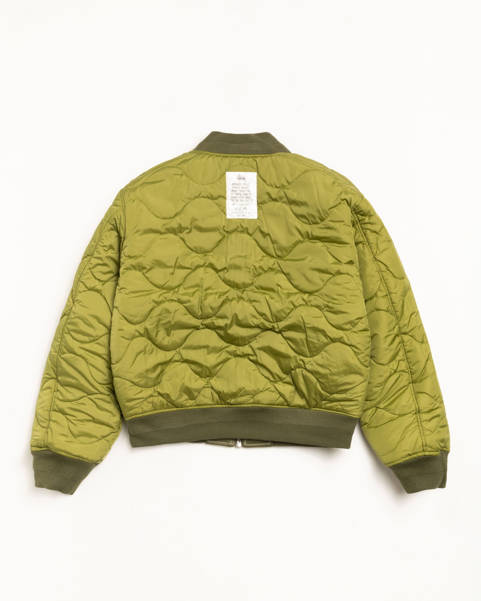 Built Reversible Bomber Jacket – Olive | Outerwear | Stüssy UK