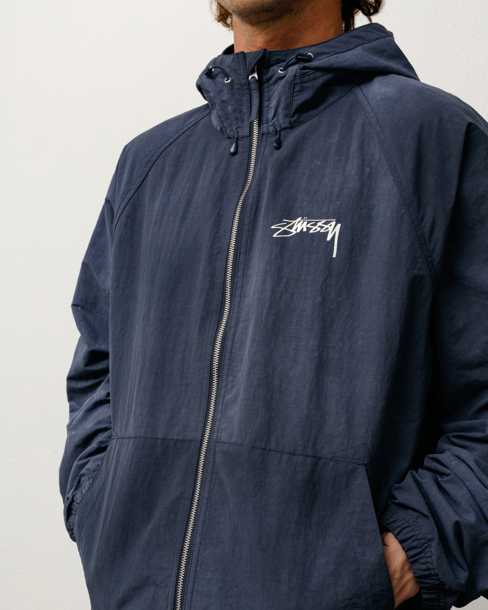 Beach Shell Wave Dye – Navy | Outerwear | Stüssy UK