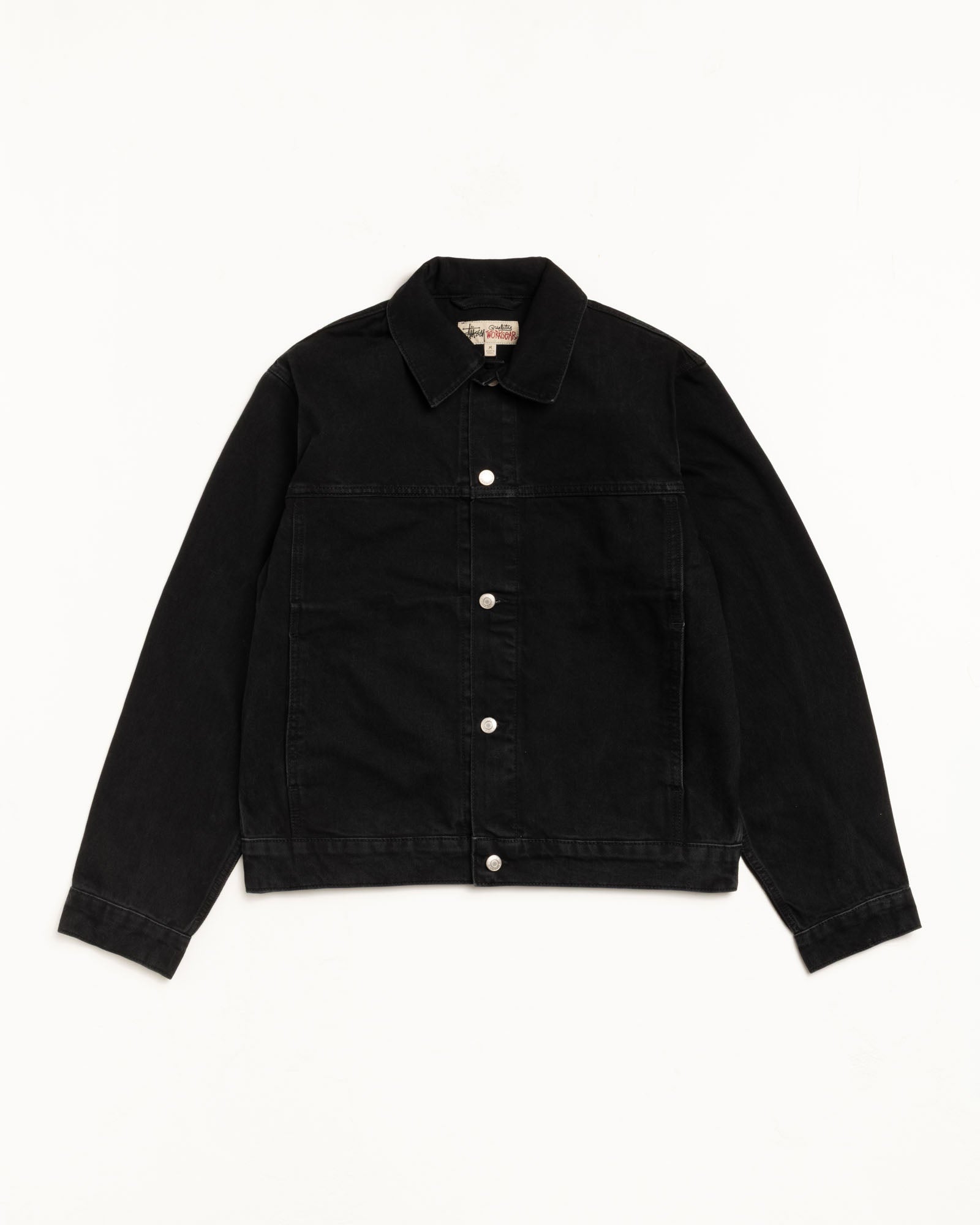 J*様 STUSSY TRUCKER JACKET DENIM Trucker Jacket Denim – Black | Outerwear | Stüssy UK