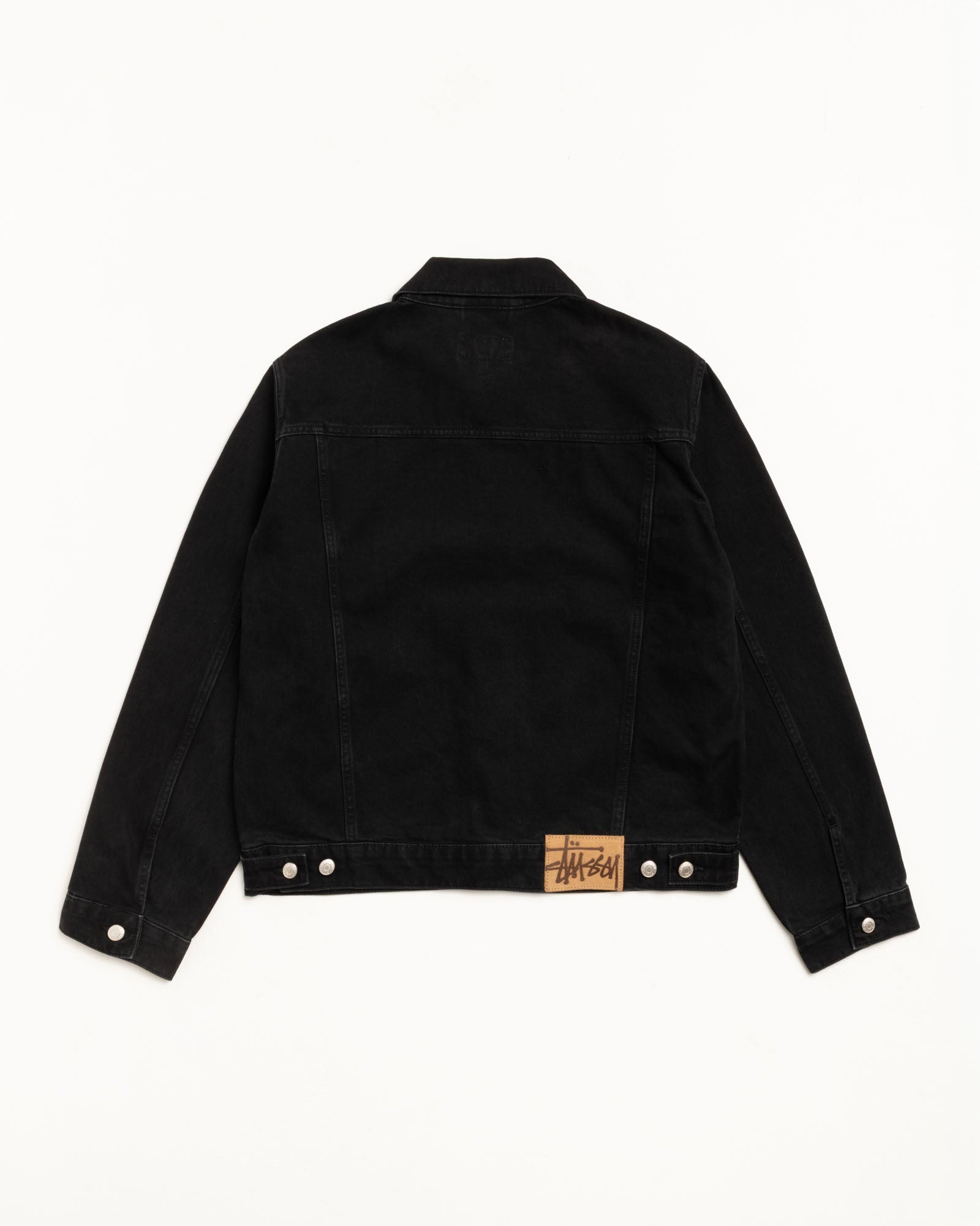 Trucker Jacket Denim – Black | Outerwear | Stüssy UK