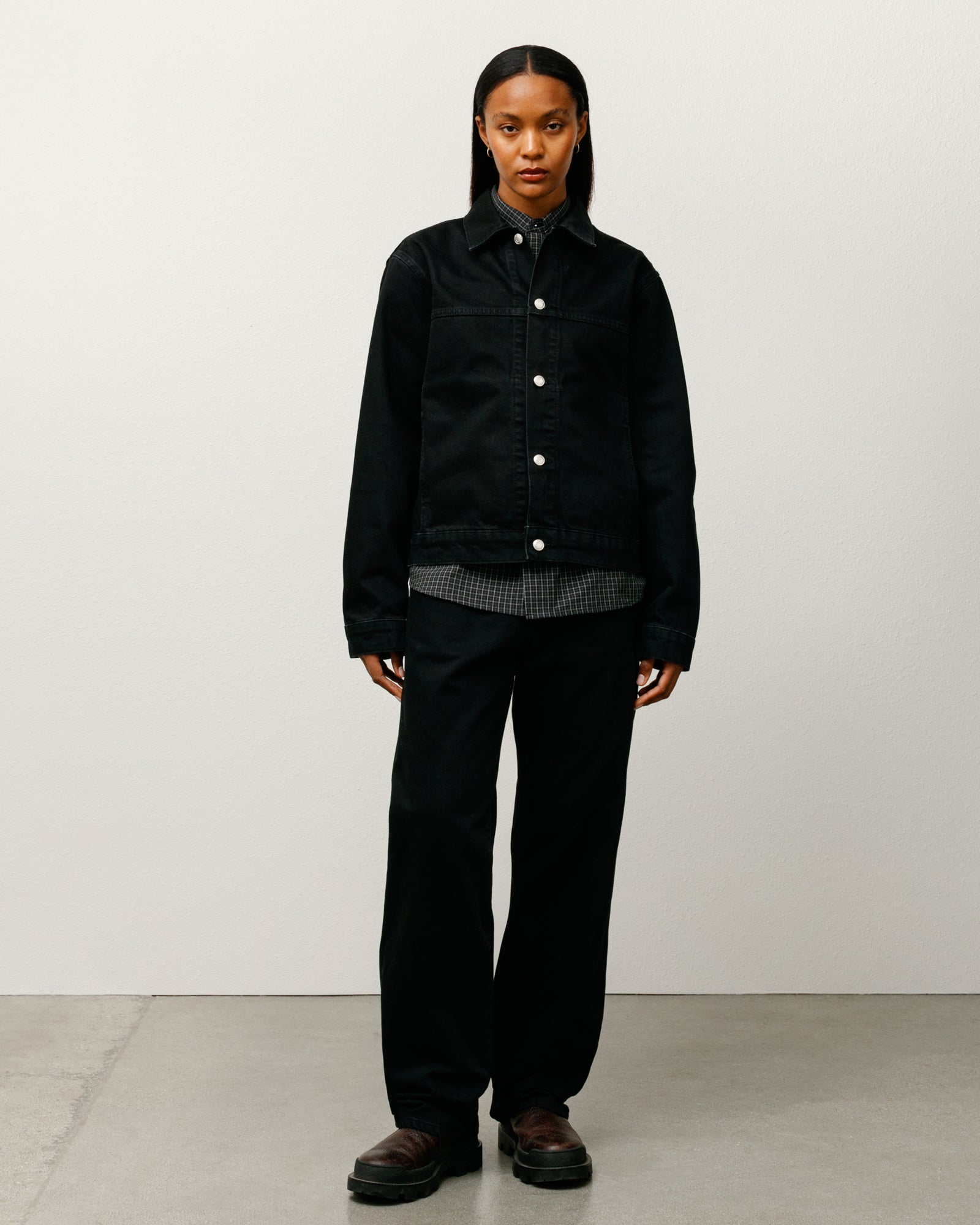 Stussy trucker jacket denim Mレオパード Trucker Jacket Denim in leopard – Stüssy – Stussy AU