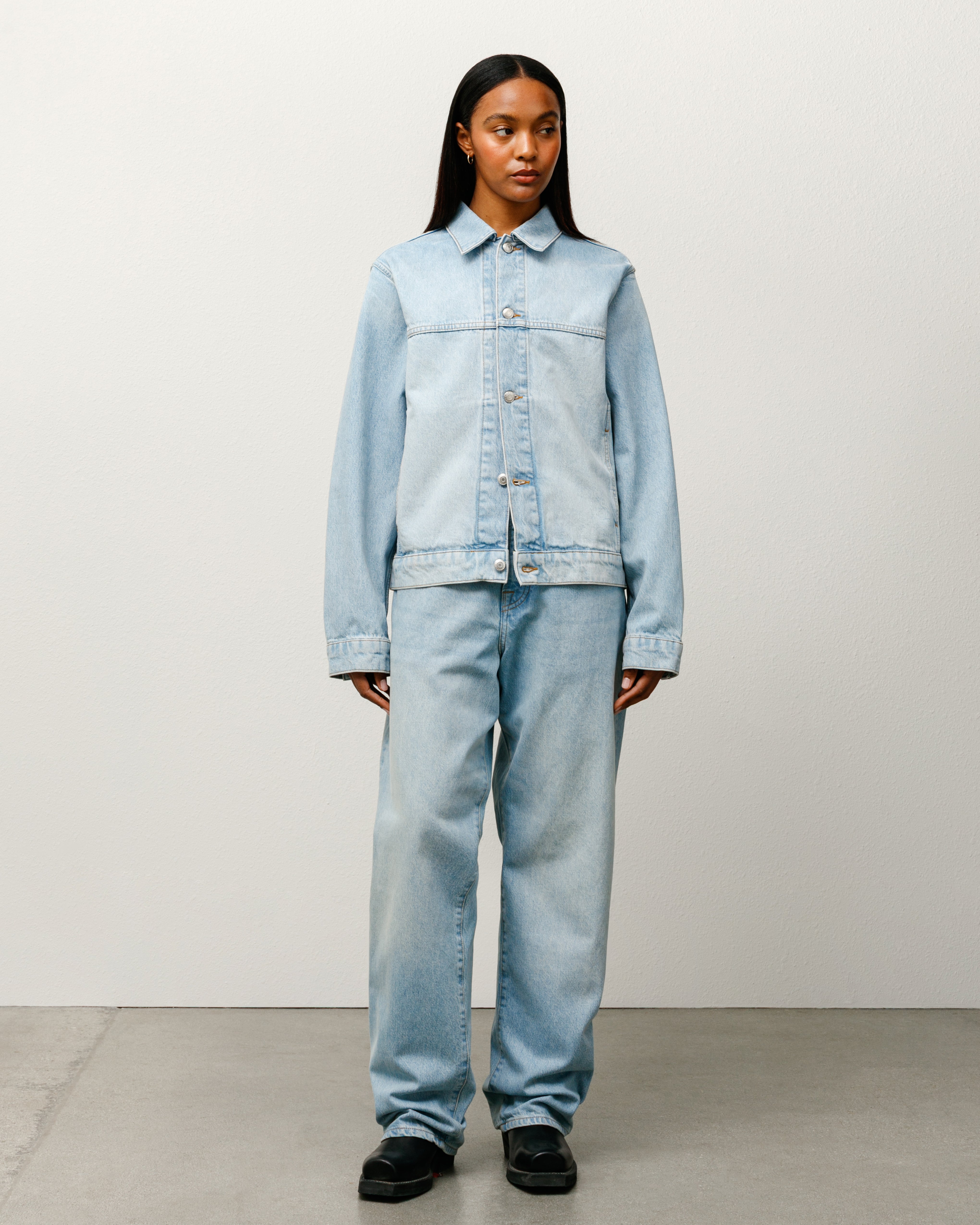 Stussy Trucker Jacket Denim ライトブルー Trucker Jacket Denim – Light Wash | Outerwear | Stüssy UK