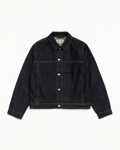 Trucker Jacket Denim – Rinsed Indigo | Outerwear | Stüssy UK