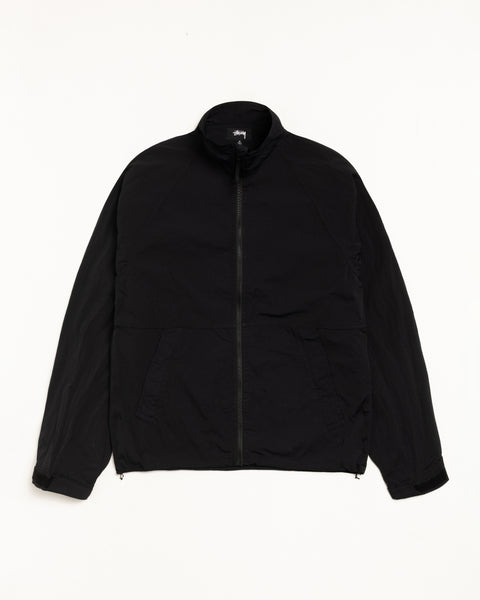 Warm Up Jacket Mens Long Sleeve In Black