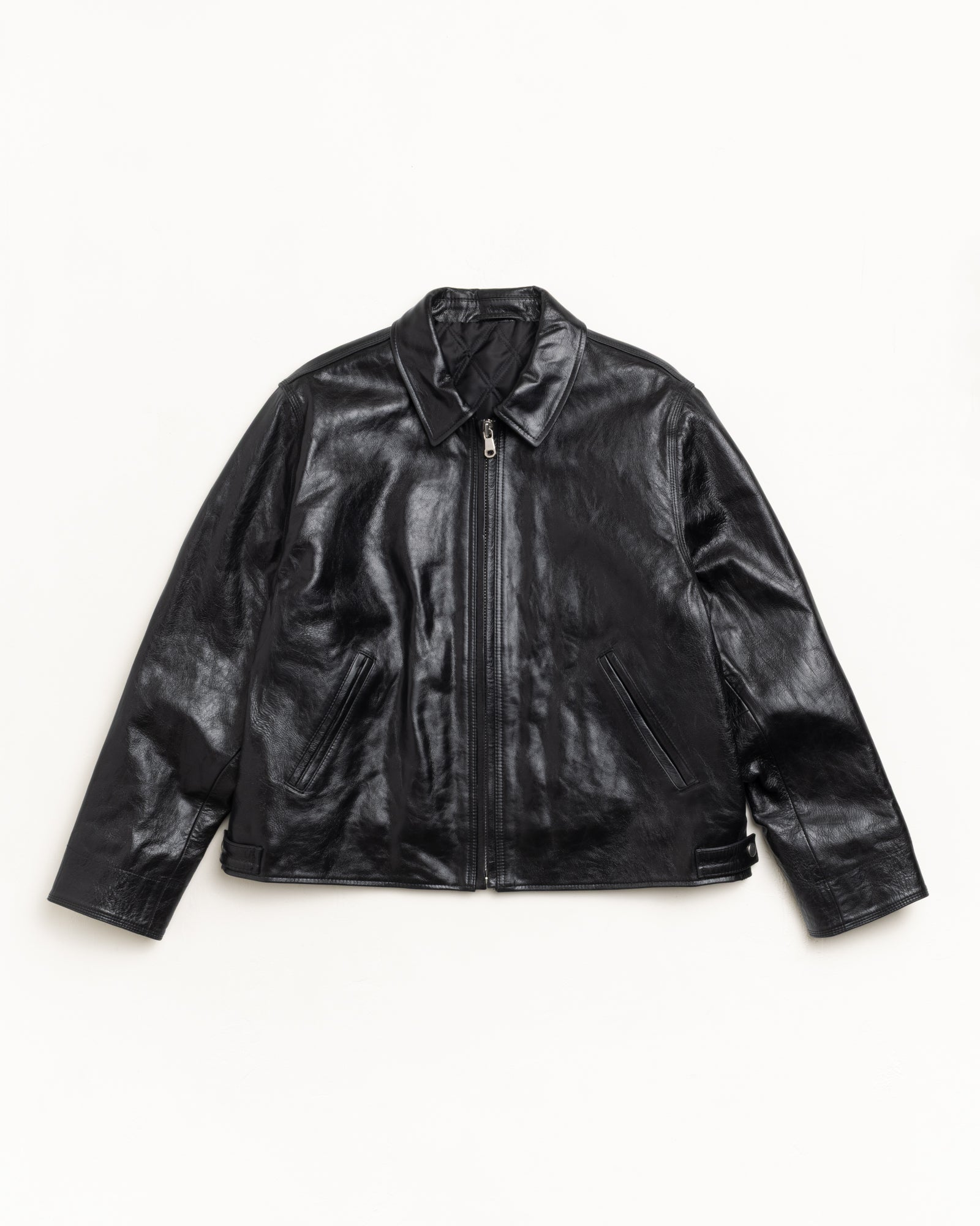 ジャケット・アウター STUSSY TRUCKER JACKET LEATHER STUSSY - Men Leather Trucker Jacket – Atelier New York