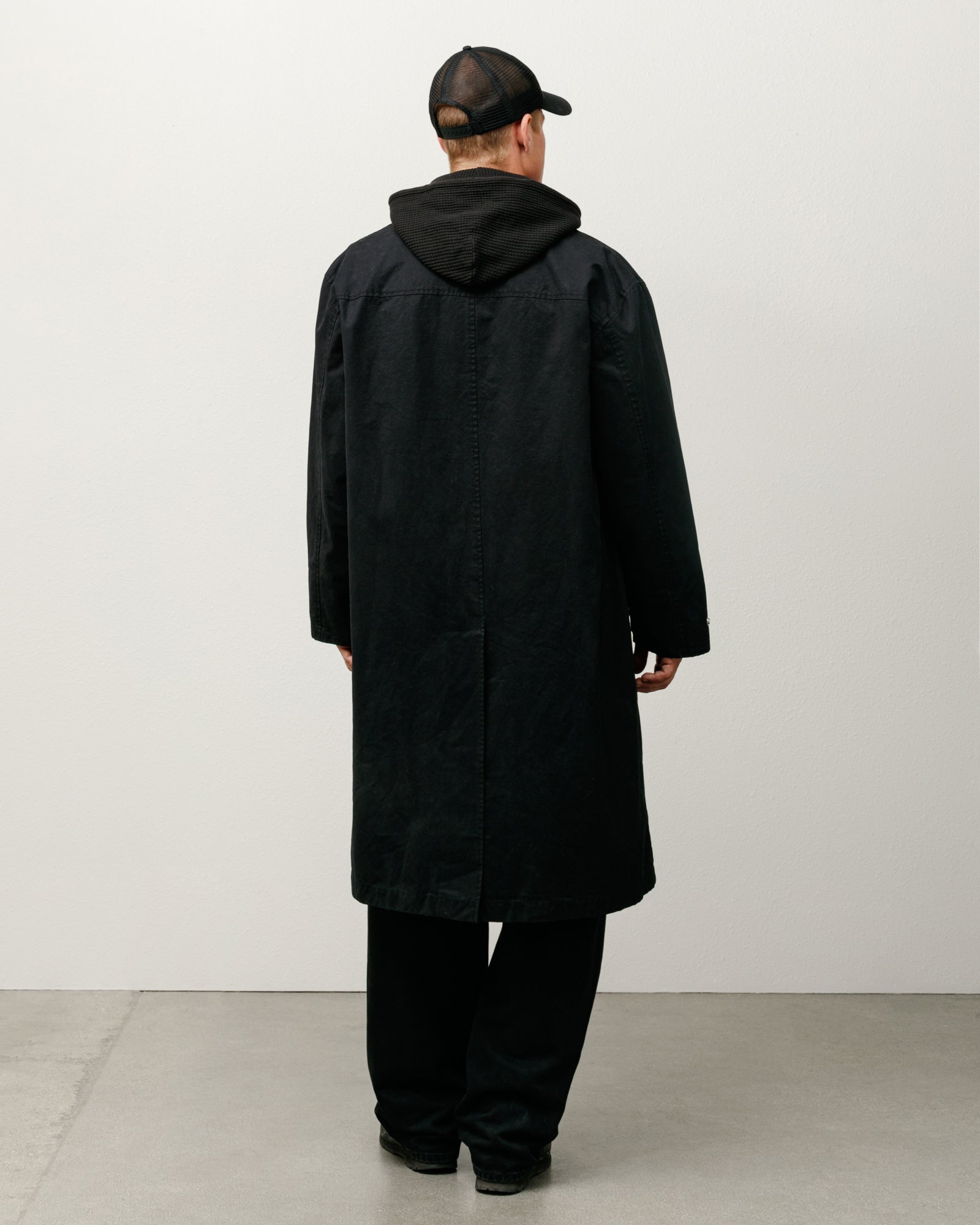 Duster Coat – Black | Outerwear | Stüssy UK